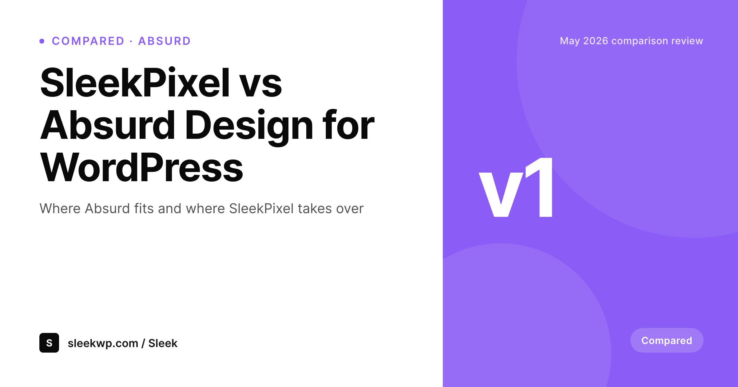 SleekPixel example output for Absurd Design alternative for WordPress