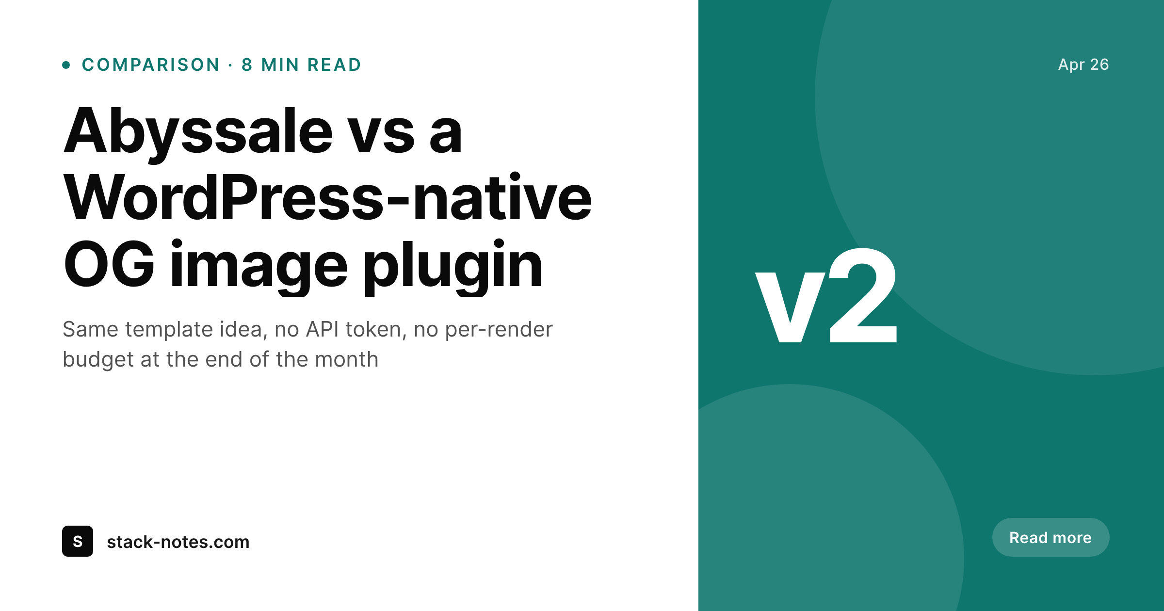 SleekPixel example output for Abyssale alternative for WordPress