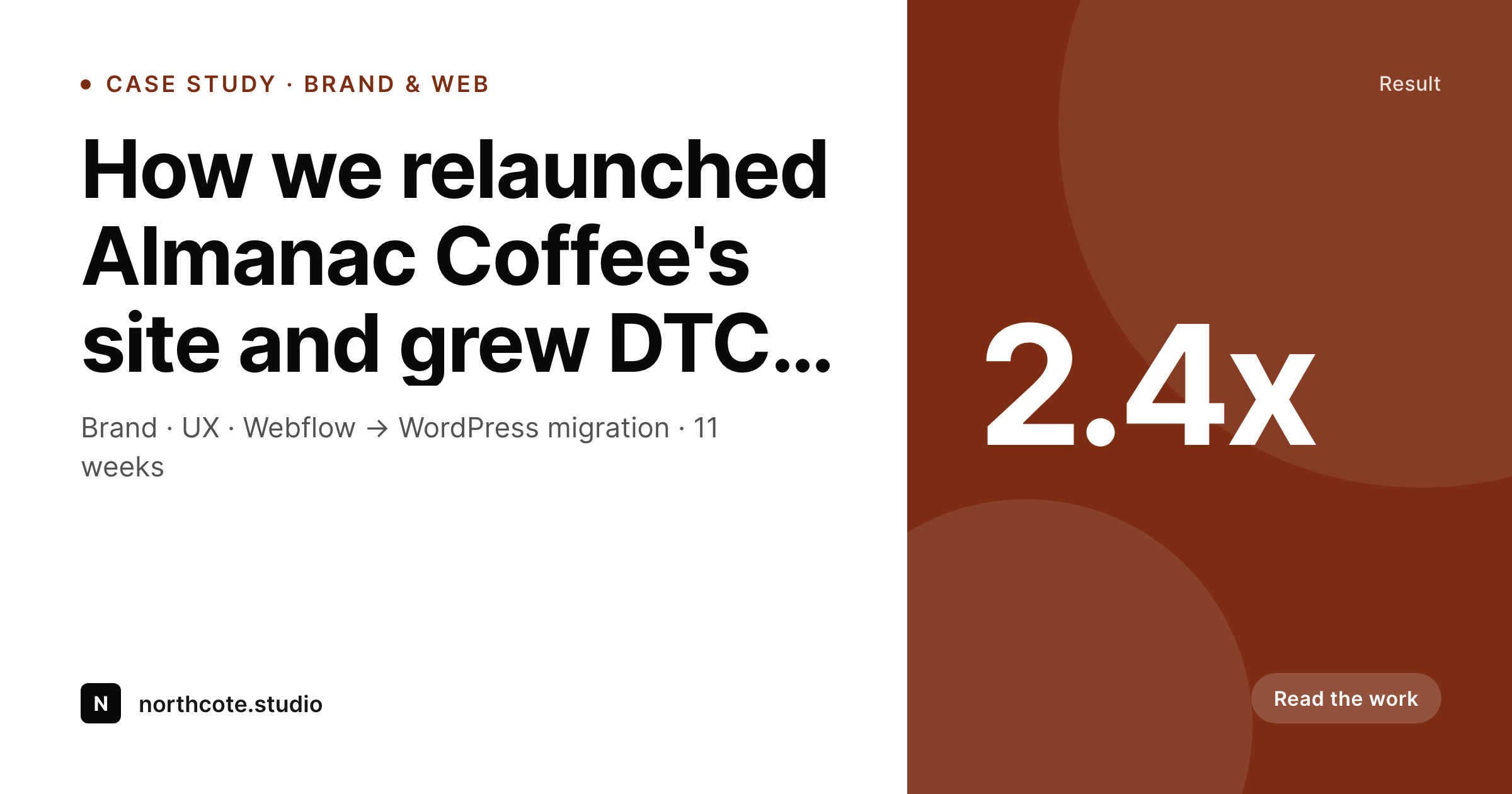 SleekPixel example output for agency