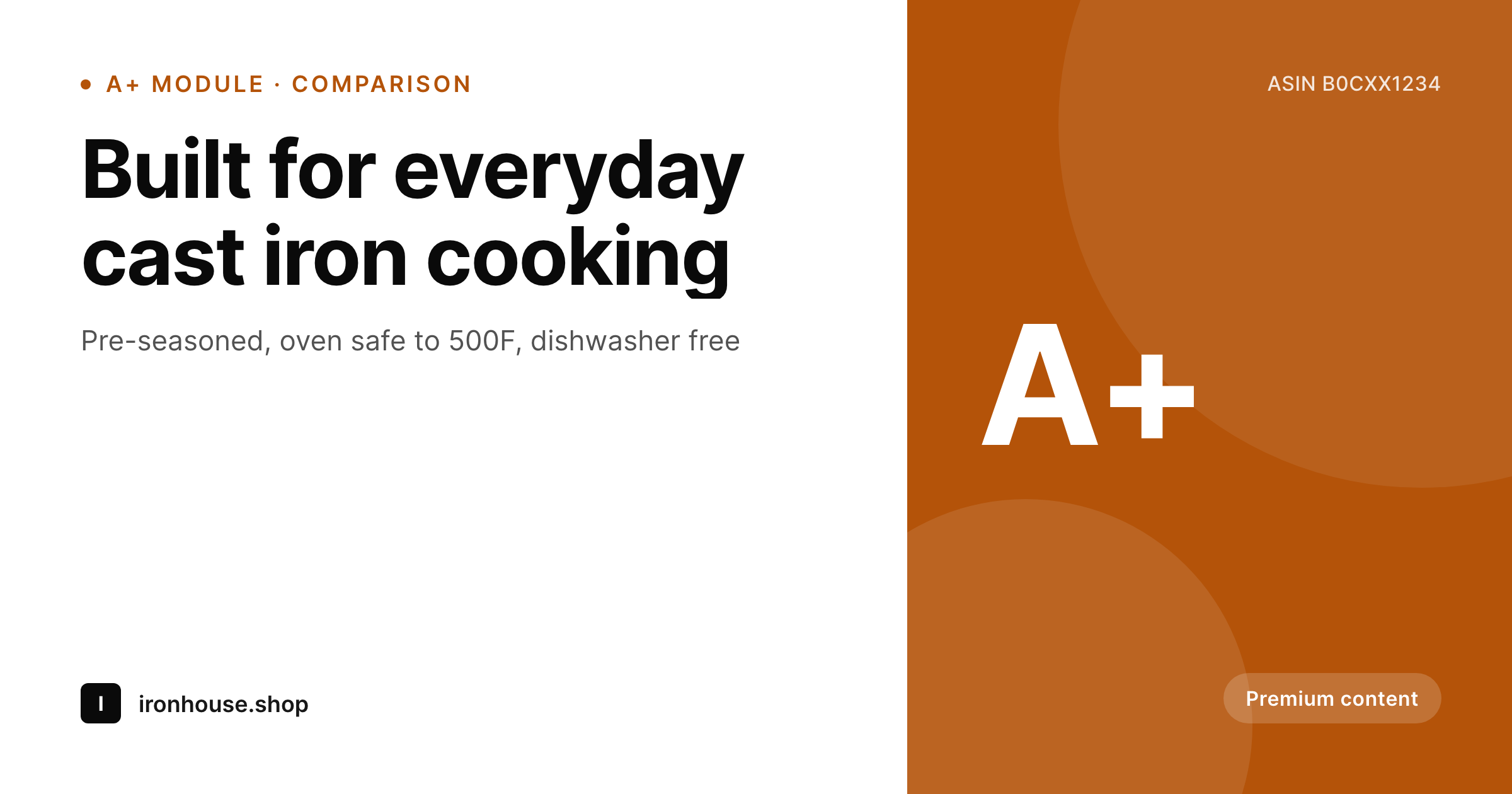 SleekPixel example output for Amazon A+ content images