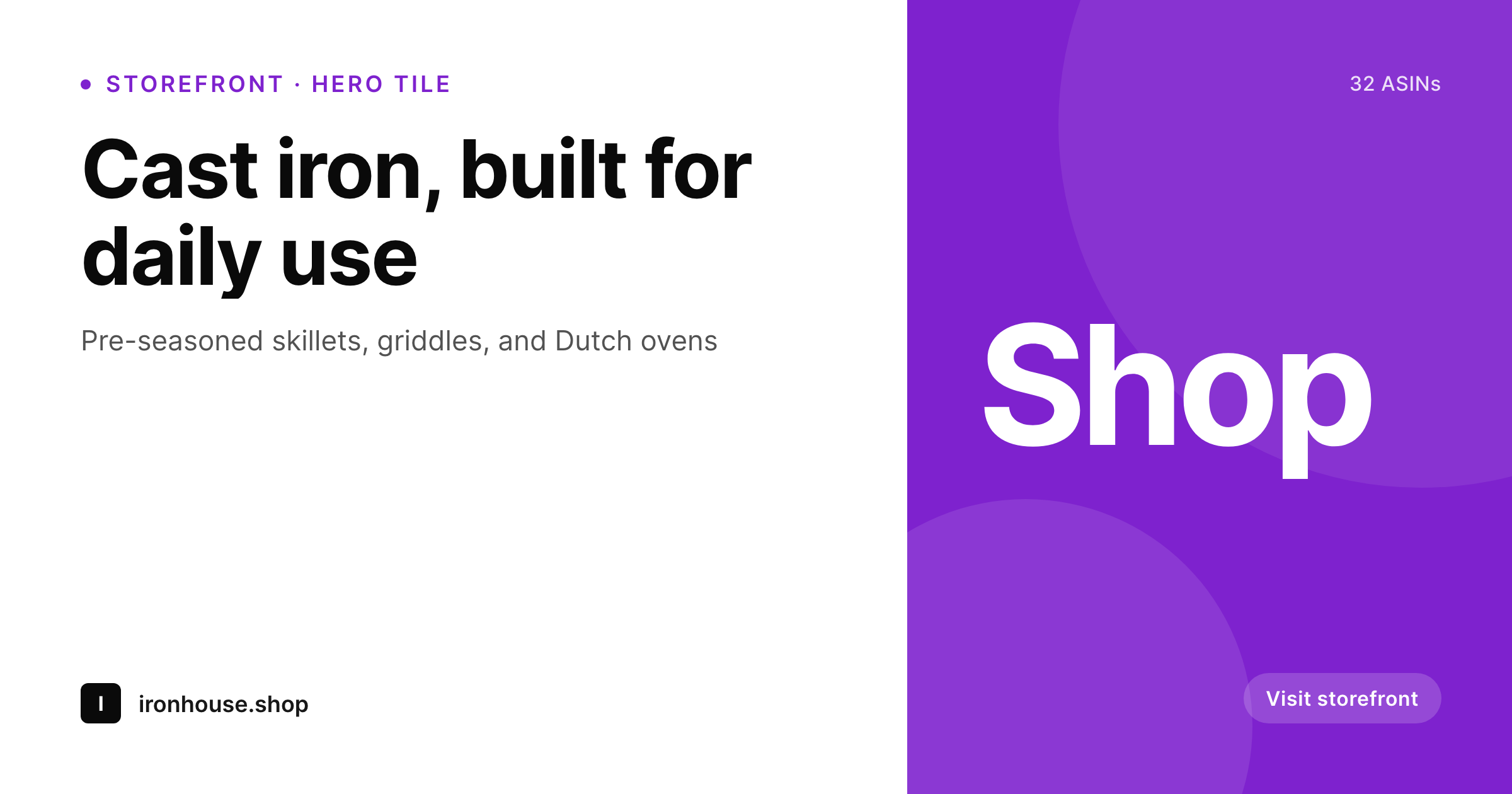 SleekPixel example output for Amazon Storefront banners
