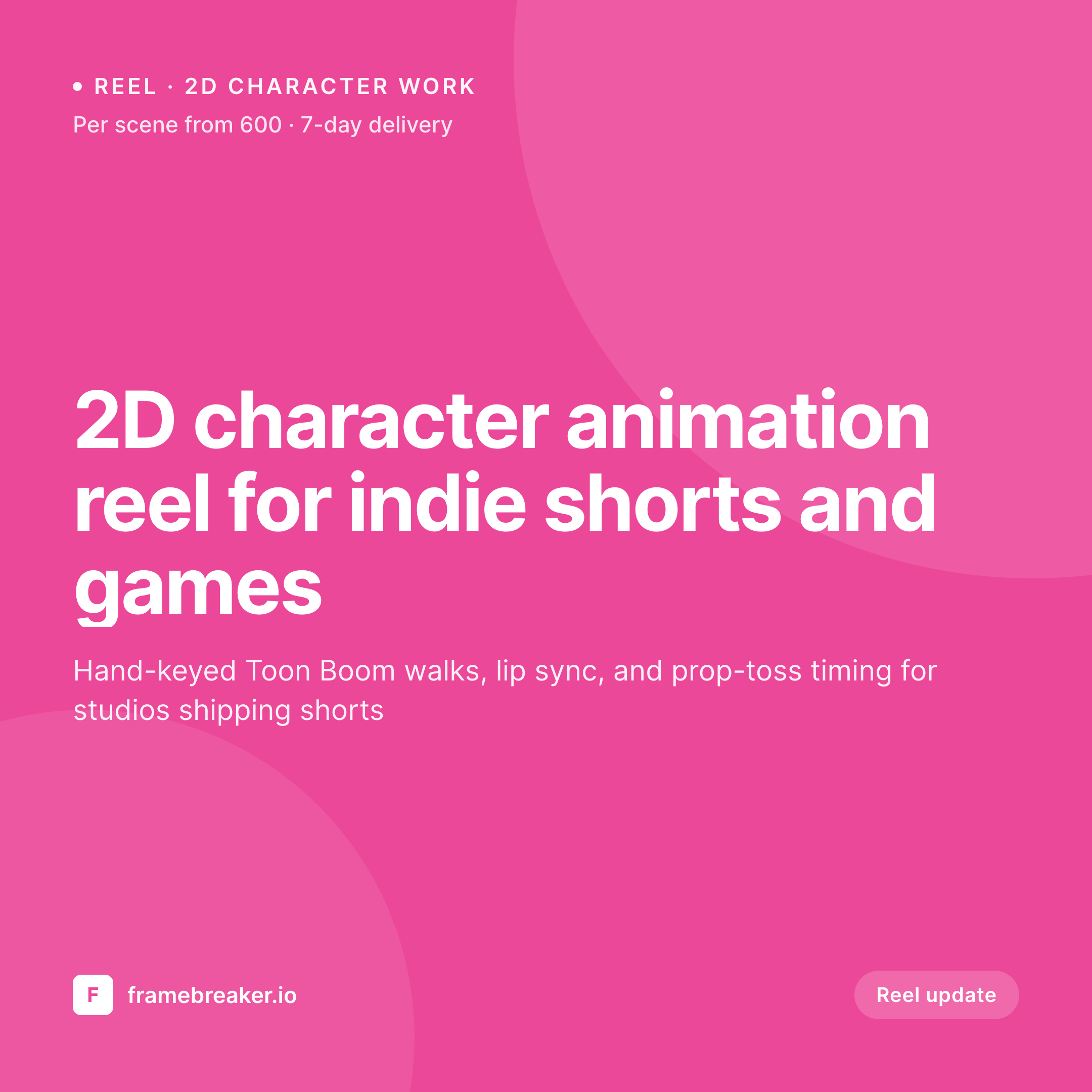 SleekPixel example output for animator