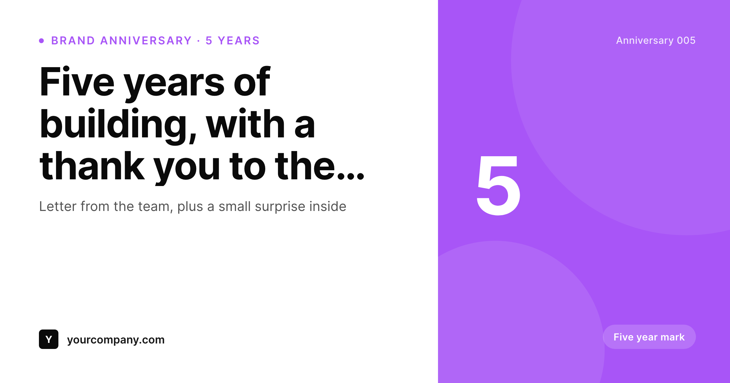 SleekPixel example output for anniversary cards