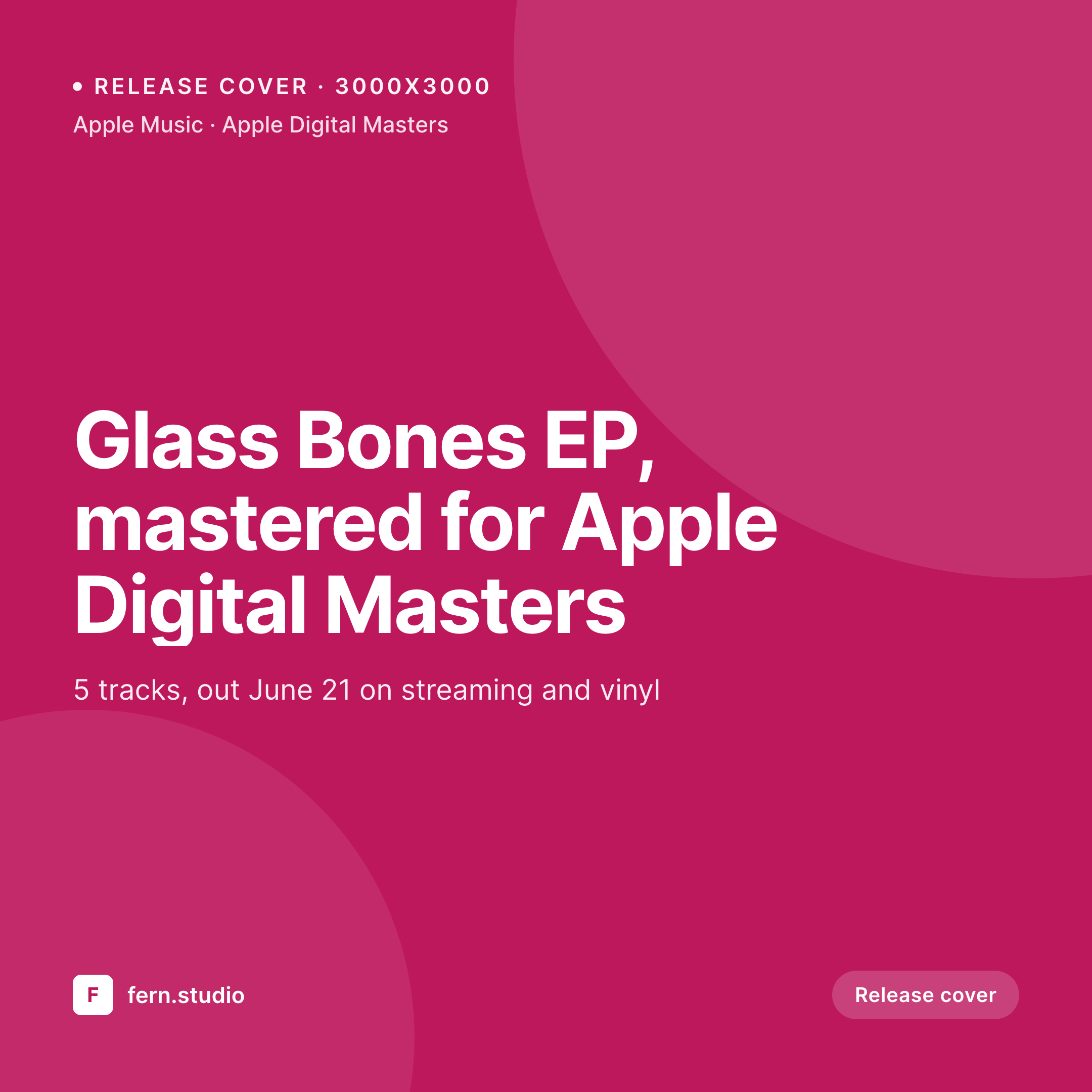 SleekPixel example output for Apple Music cover art