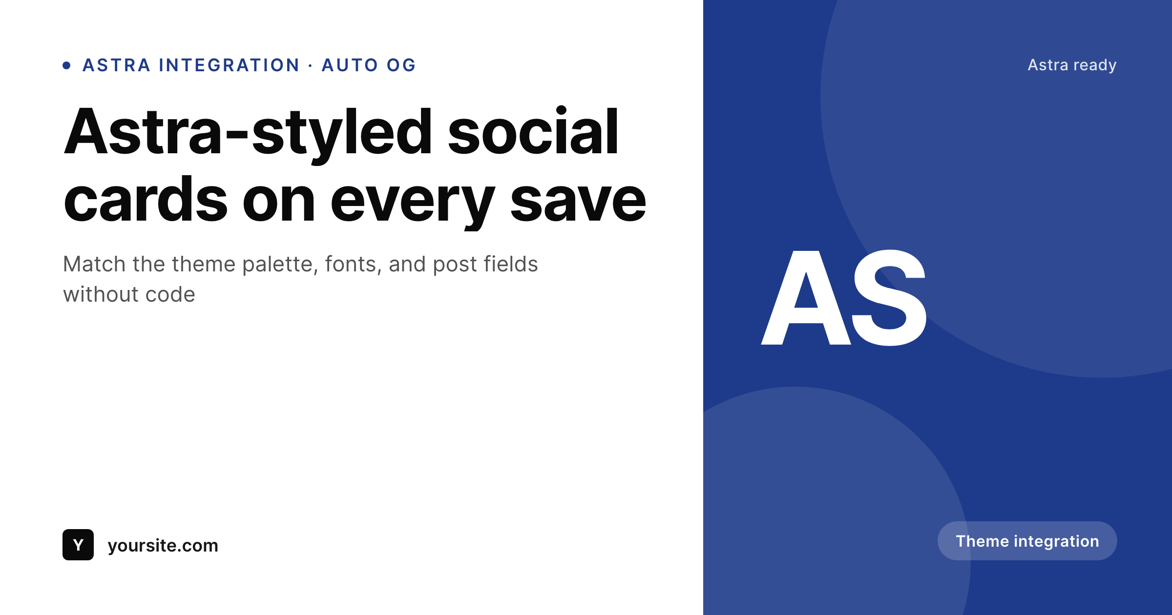 SleekPixel example output for Astra theme