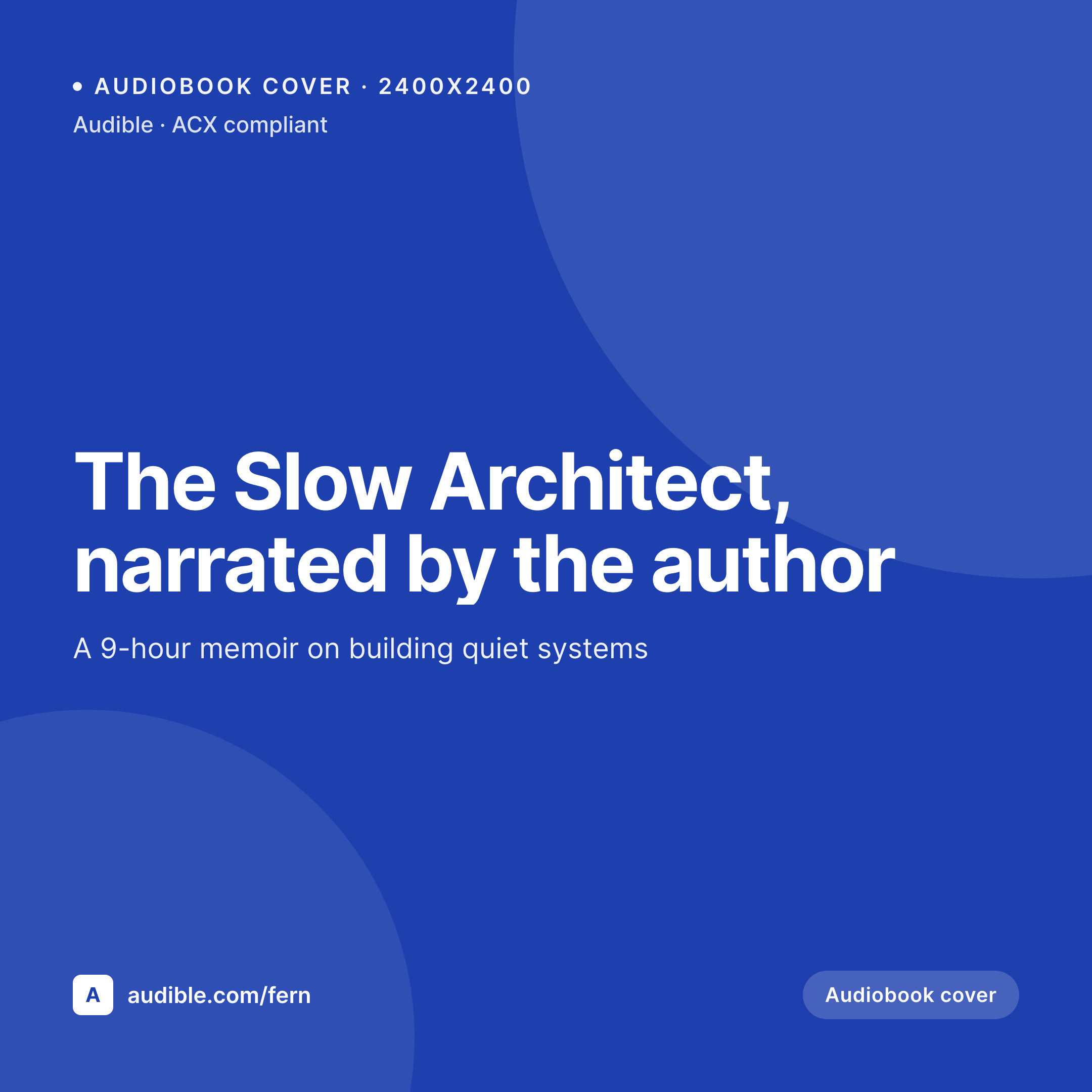 SleekPixel example output for Audible audiobook cover