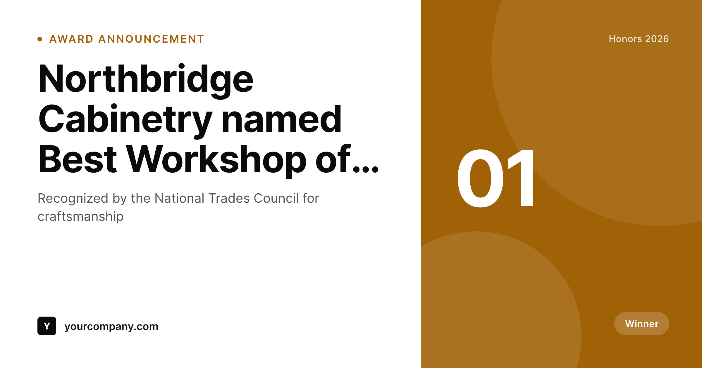 SleekPixel example output for award announcement images