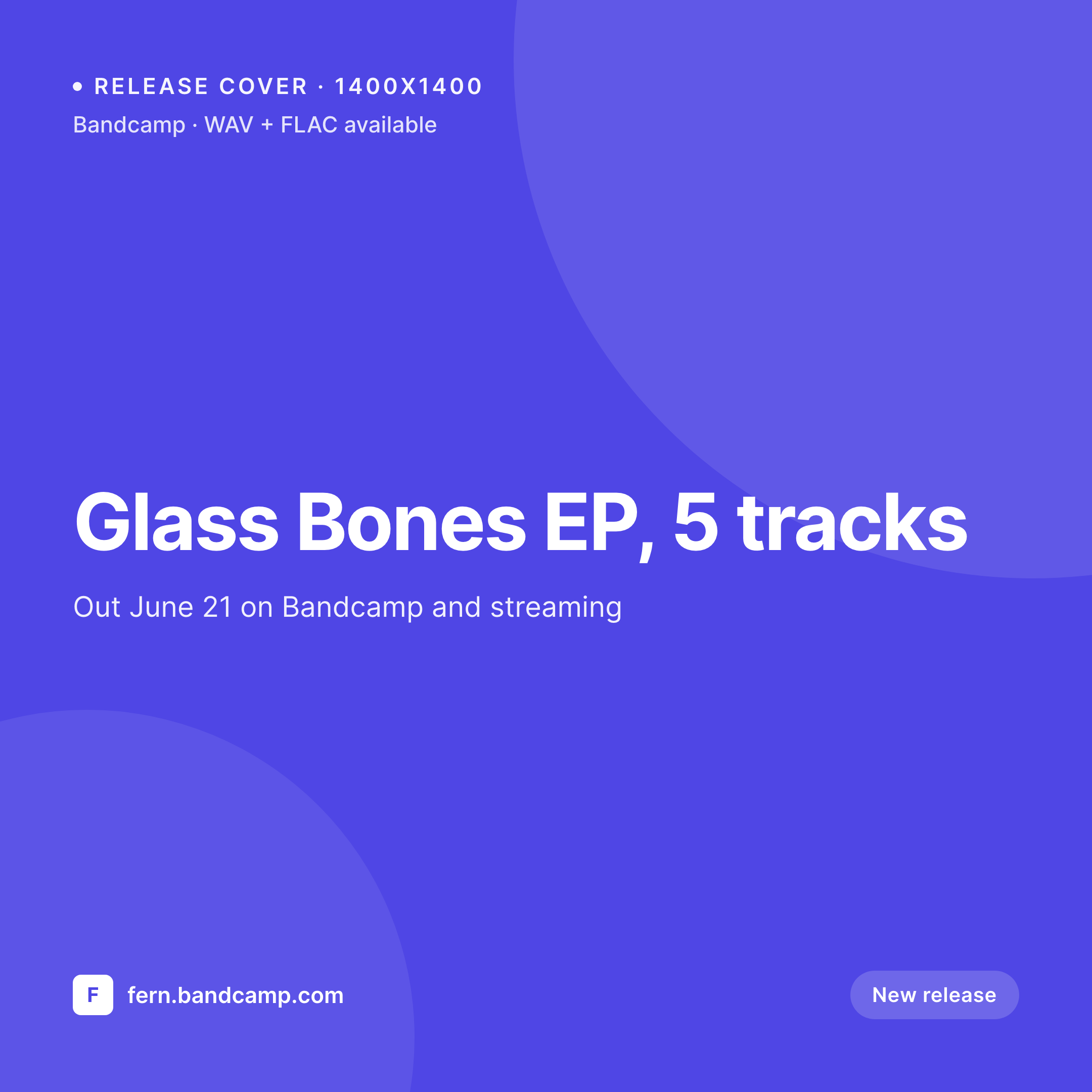 SleekPixel example output for Bandcamp release cover