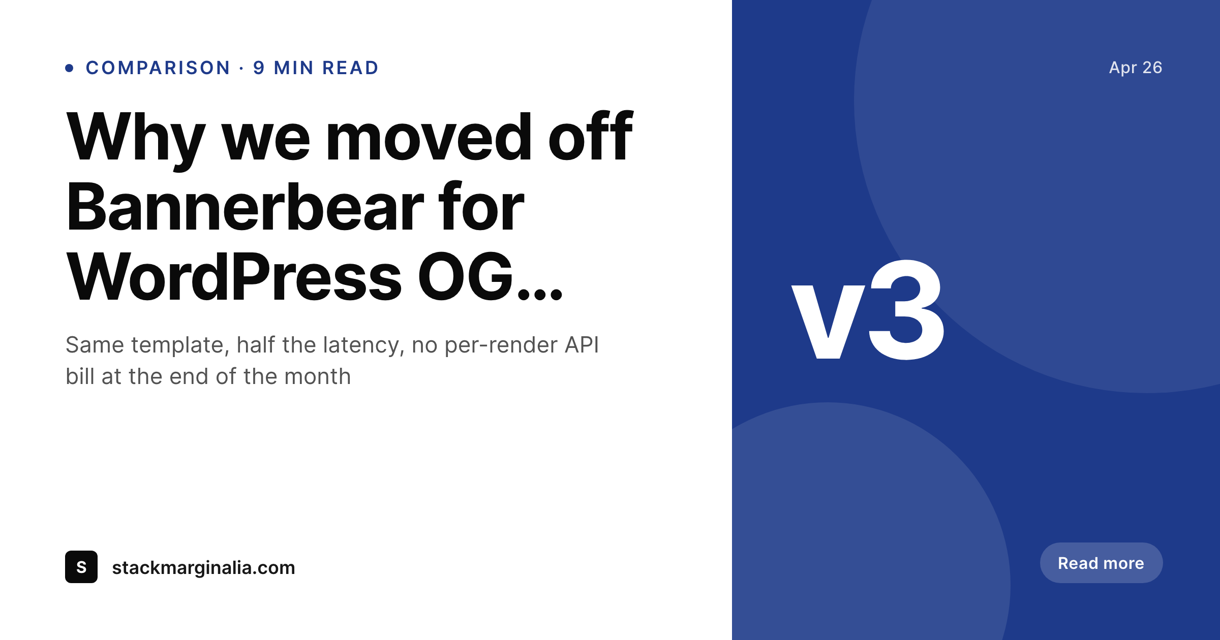 SleekPixel example output for Bannerbear alternative for WordPress