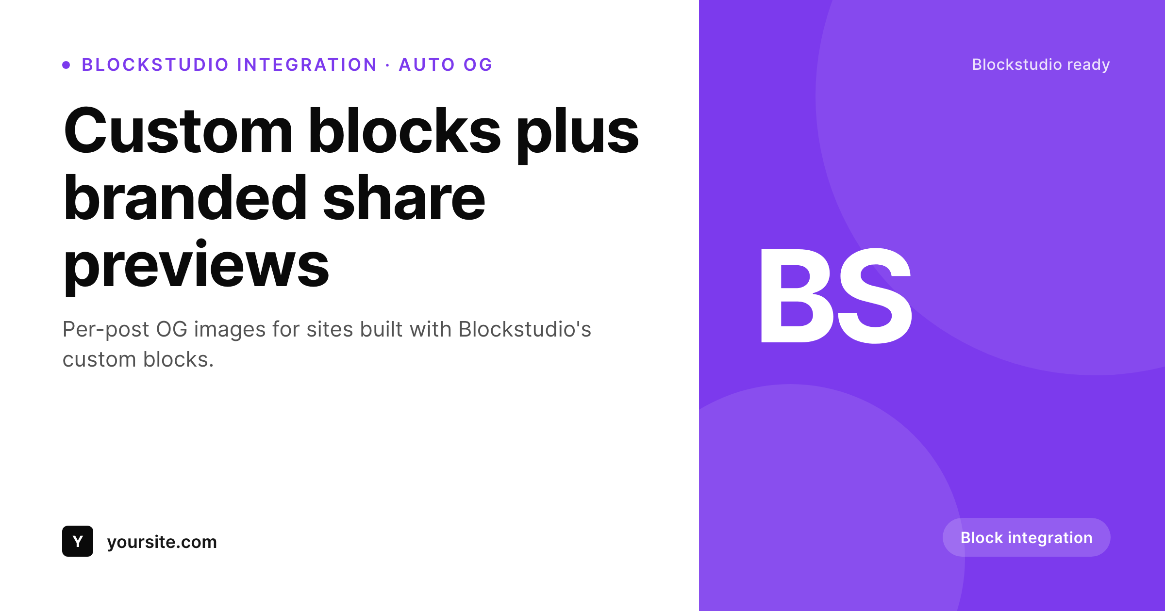 SleekPixel example output for Blockstudio