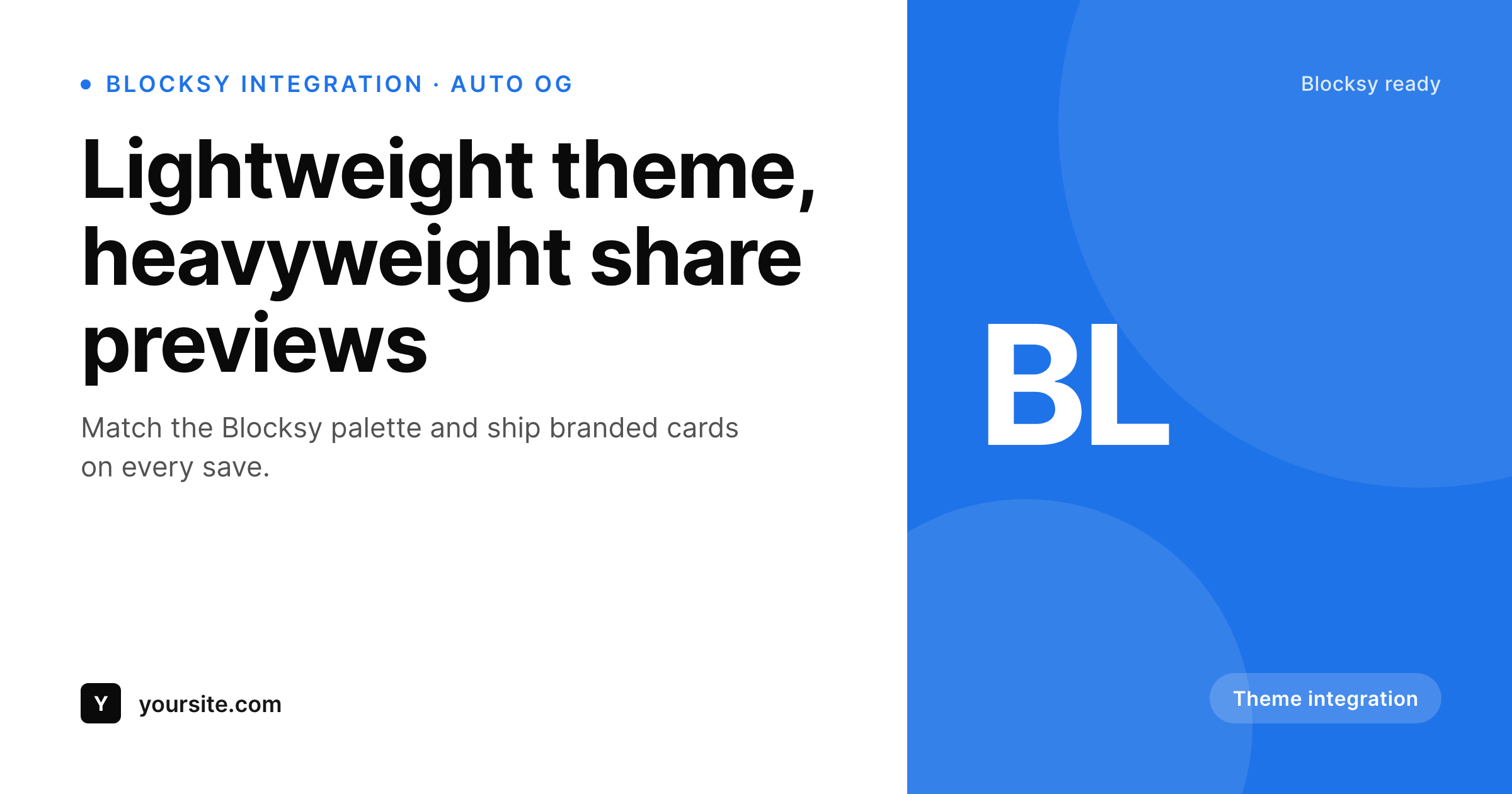 SleekPixel example output for Blocksy theme