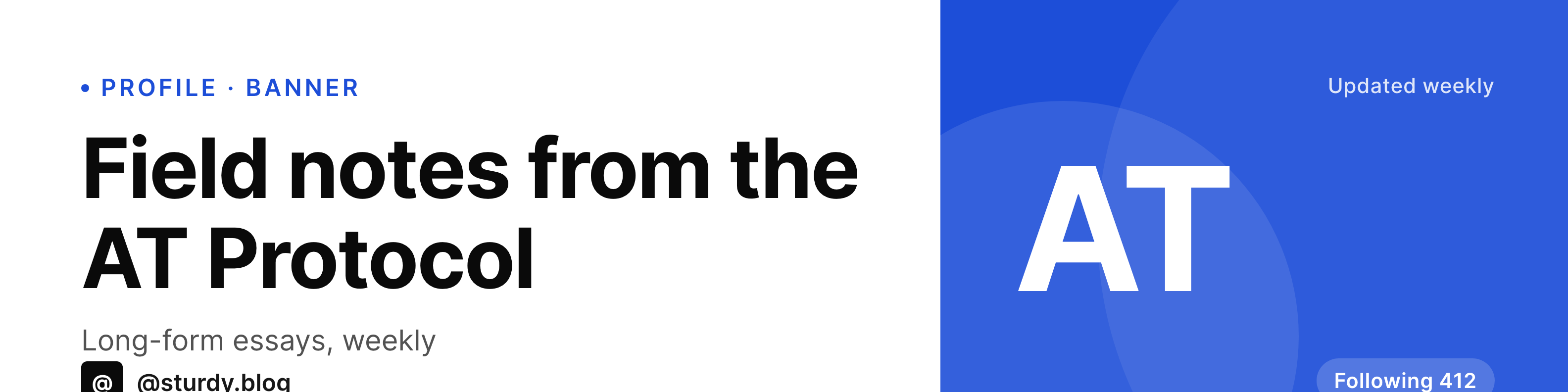 SleekPixel example output for Bluesky profile banners