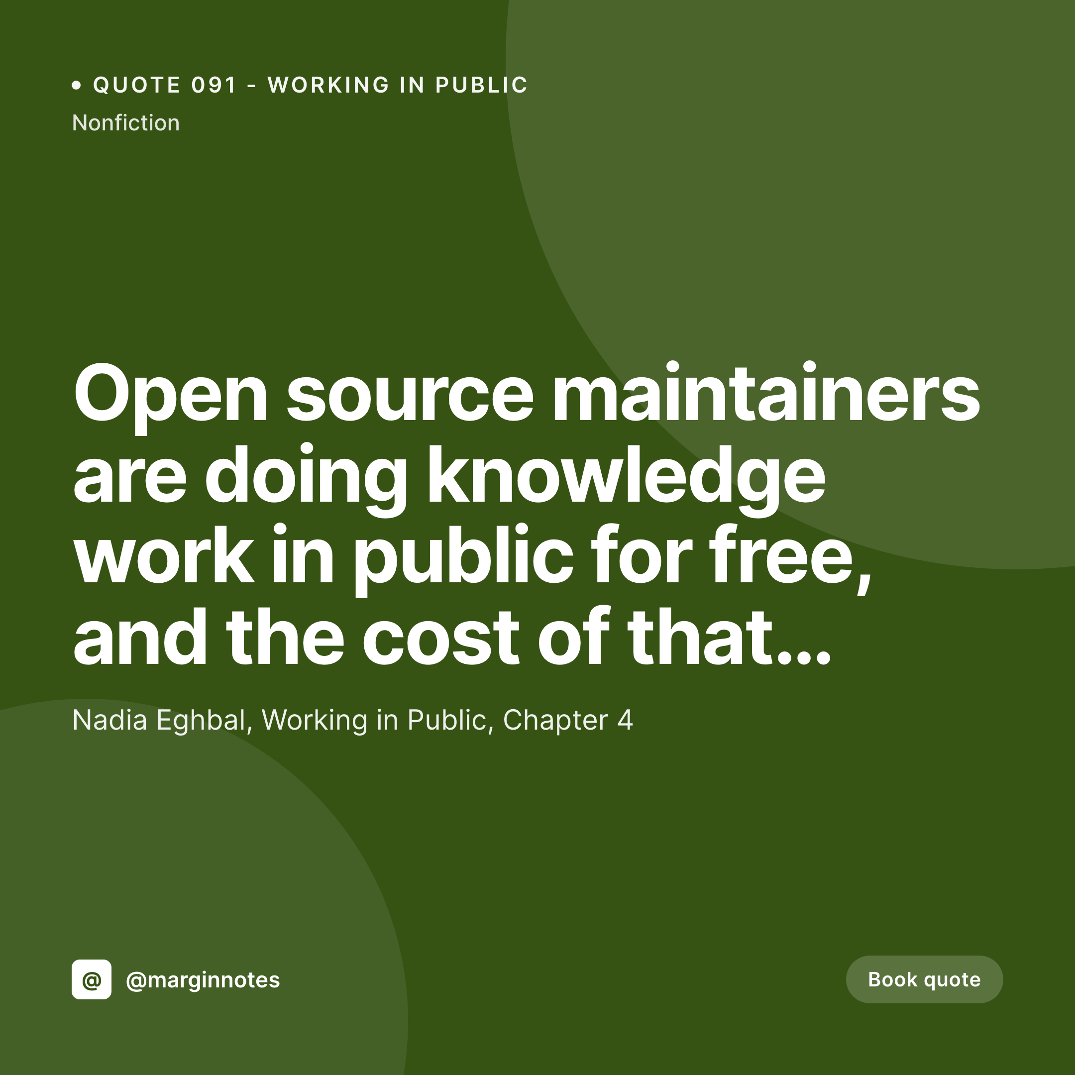 SleekPixel example output for book quote cards