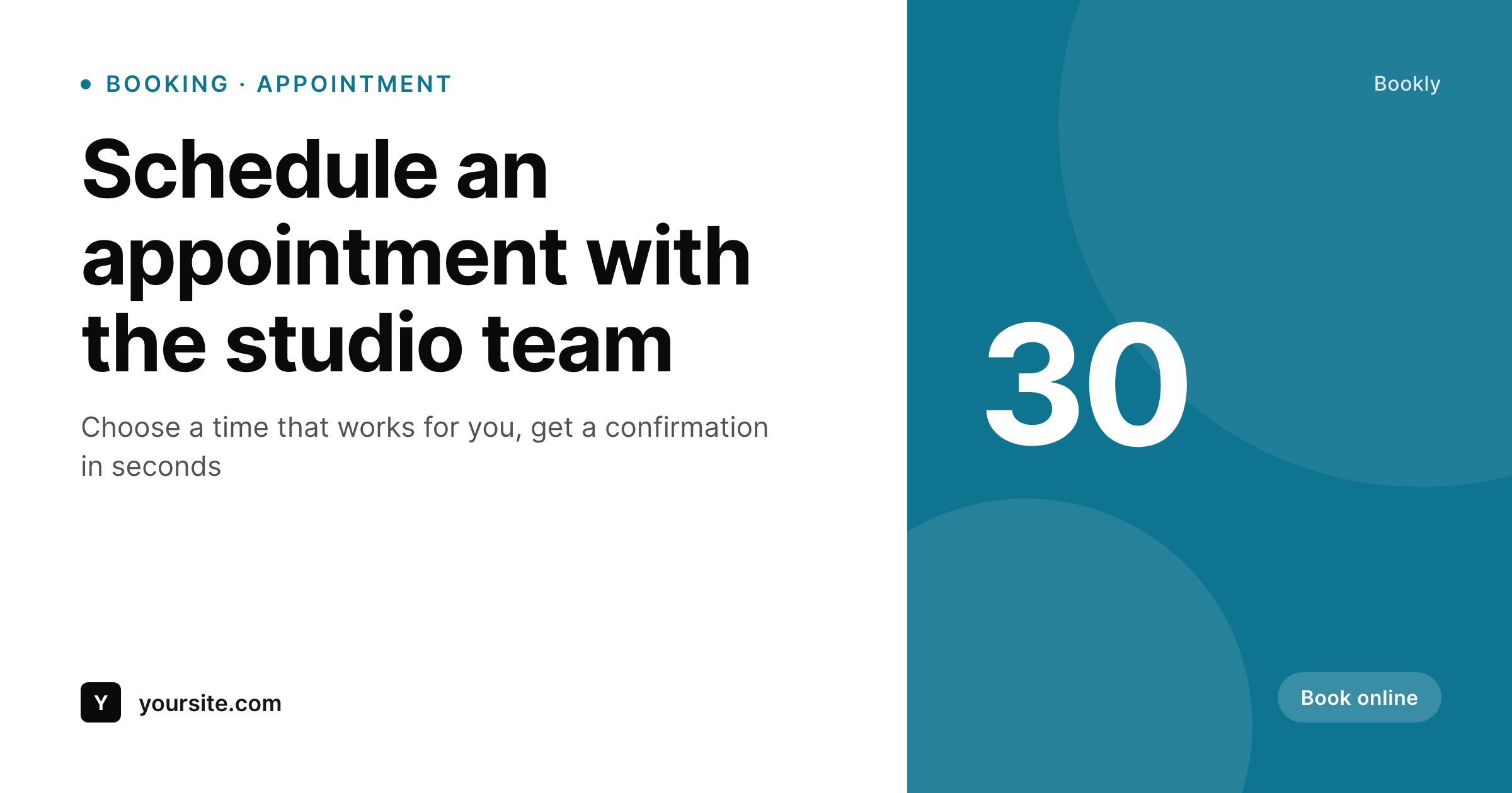 SleekPixel example output for Bookly