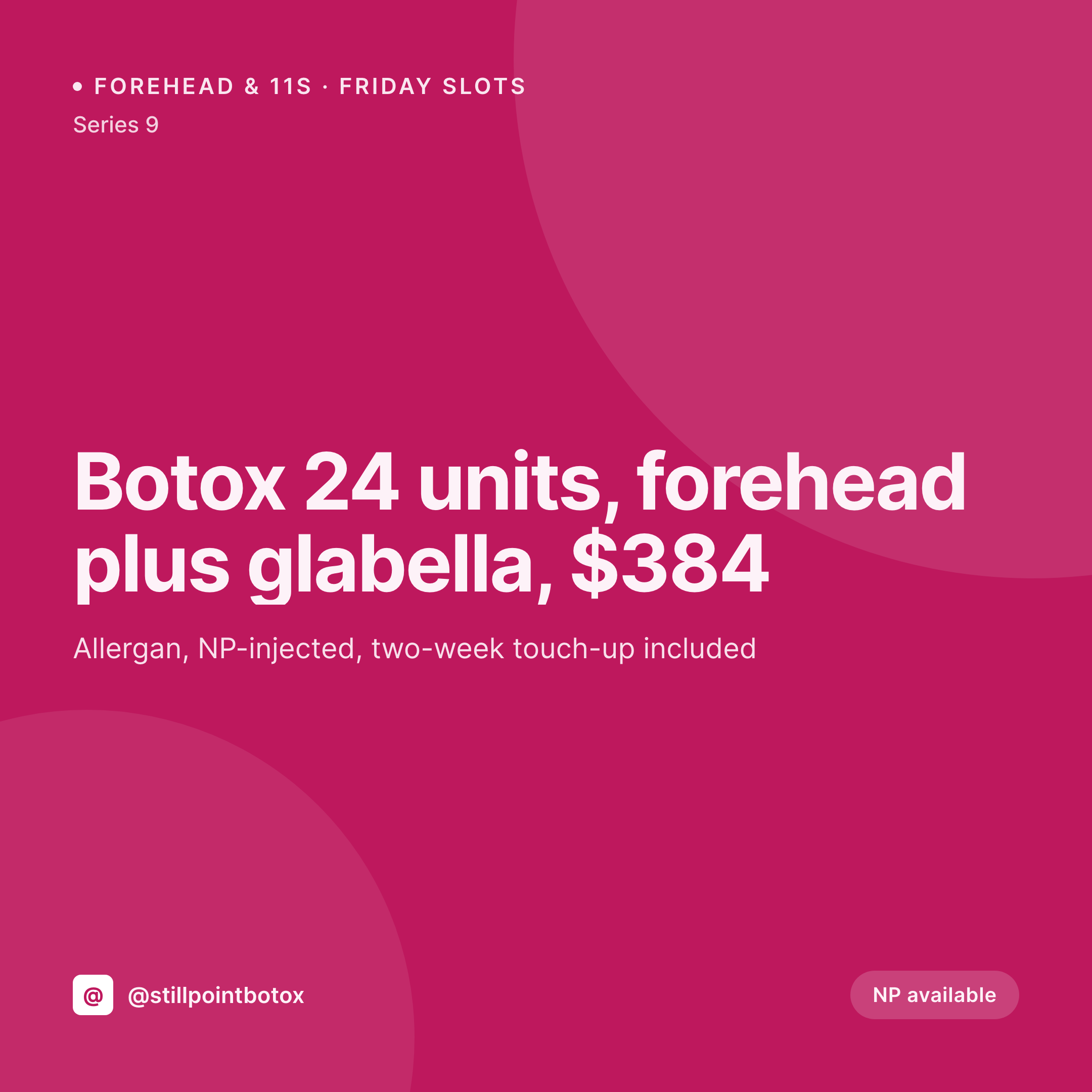 SleekPixel example output for Botox clinic