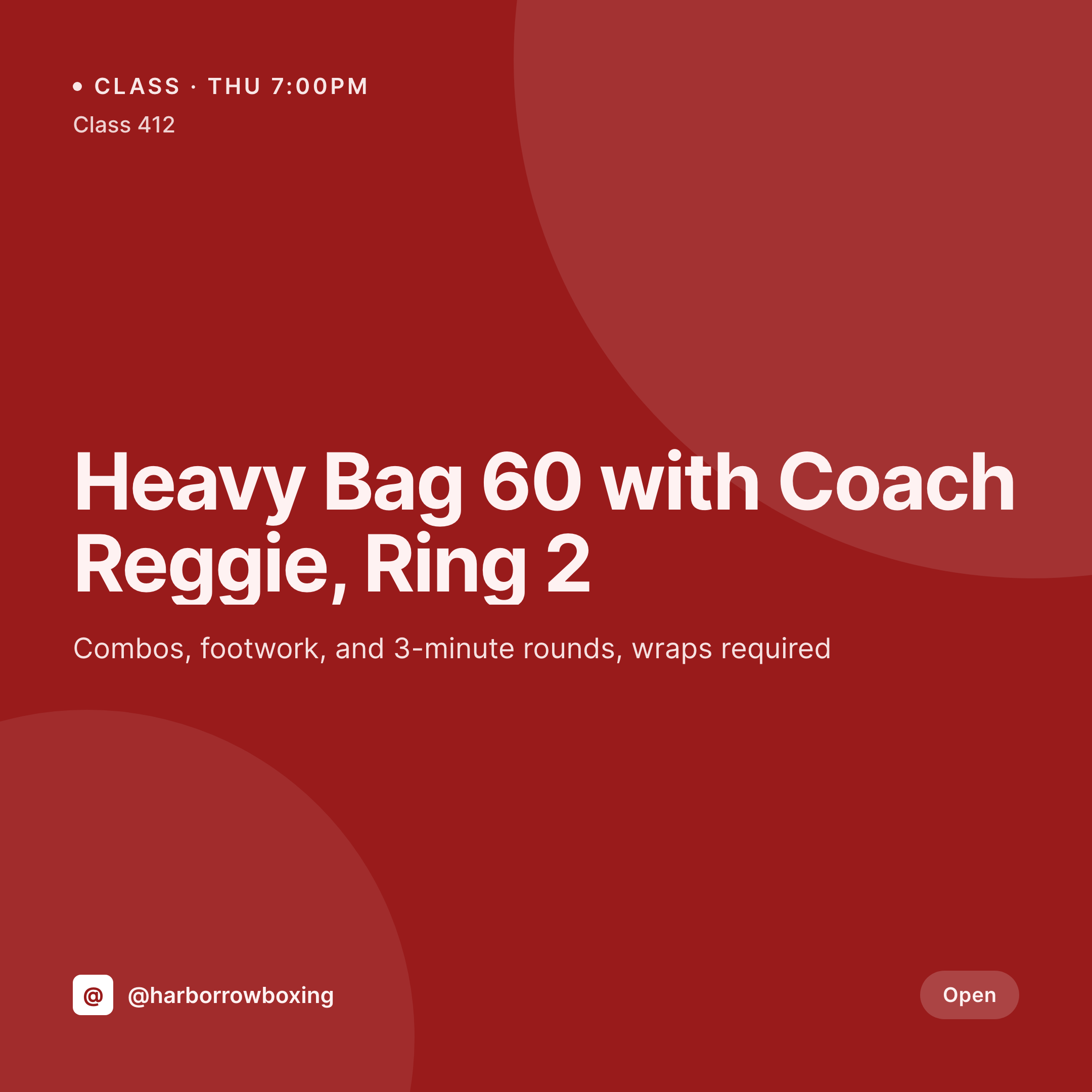 SleekPixel example output for boxing gym