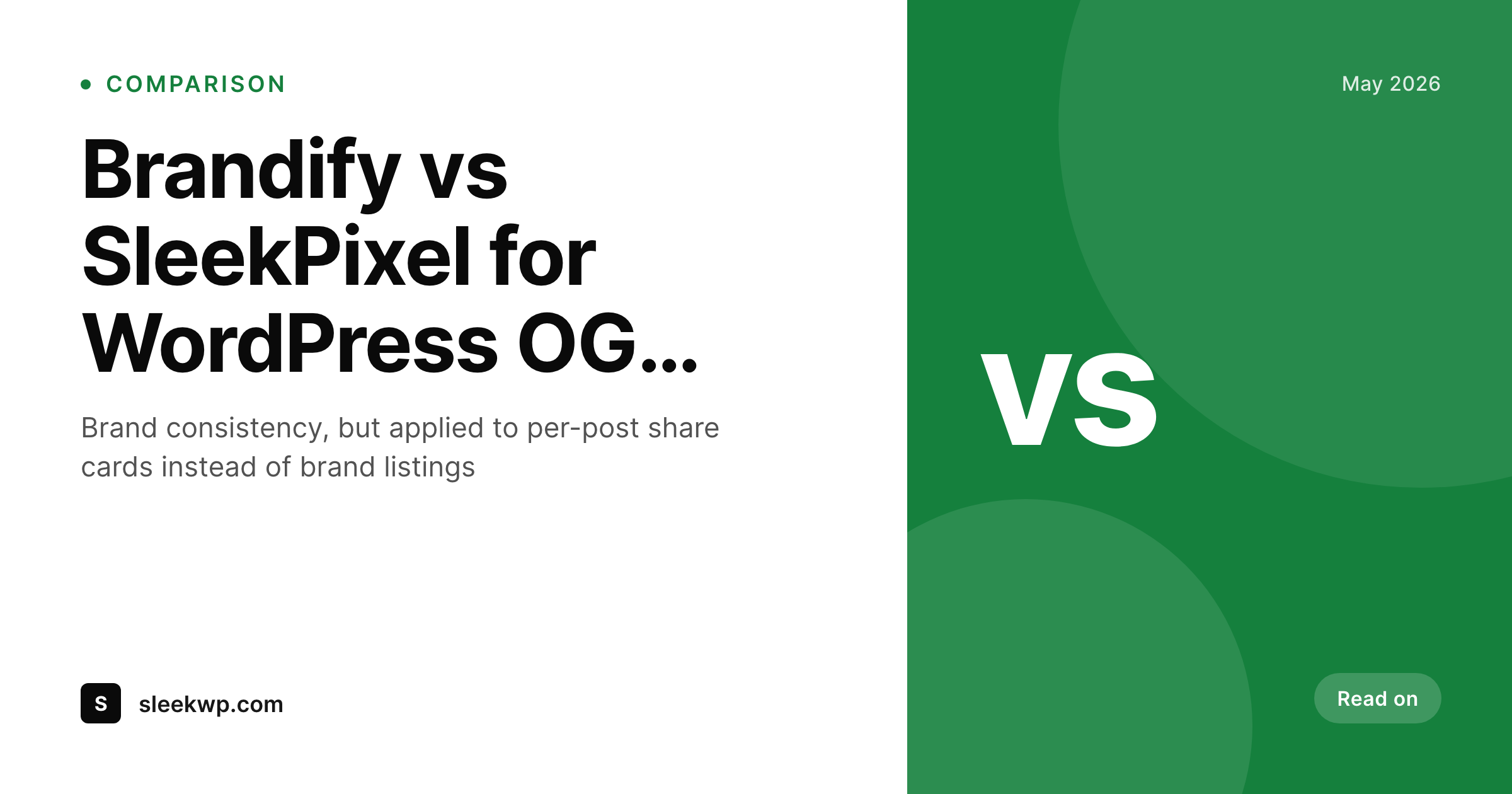 SleekPixel example output for Brandify alternative for WordPress