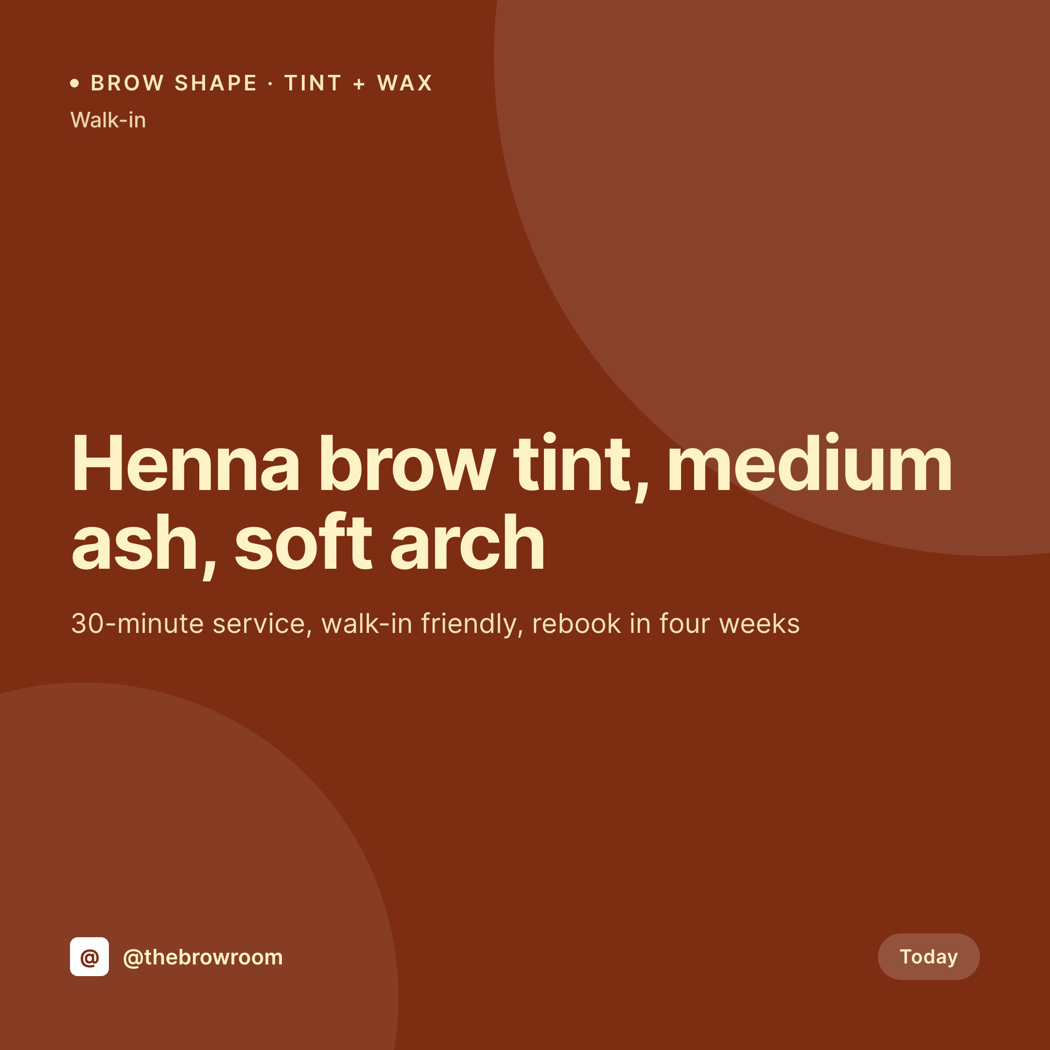 SleekPixel example output for brow bar