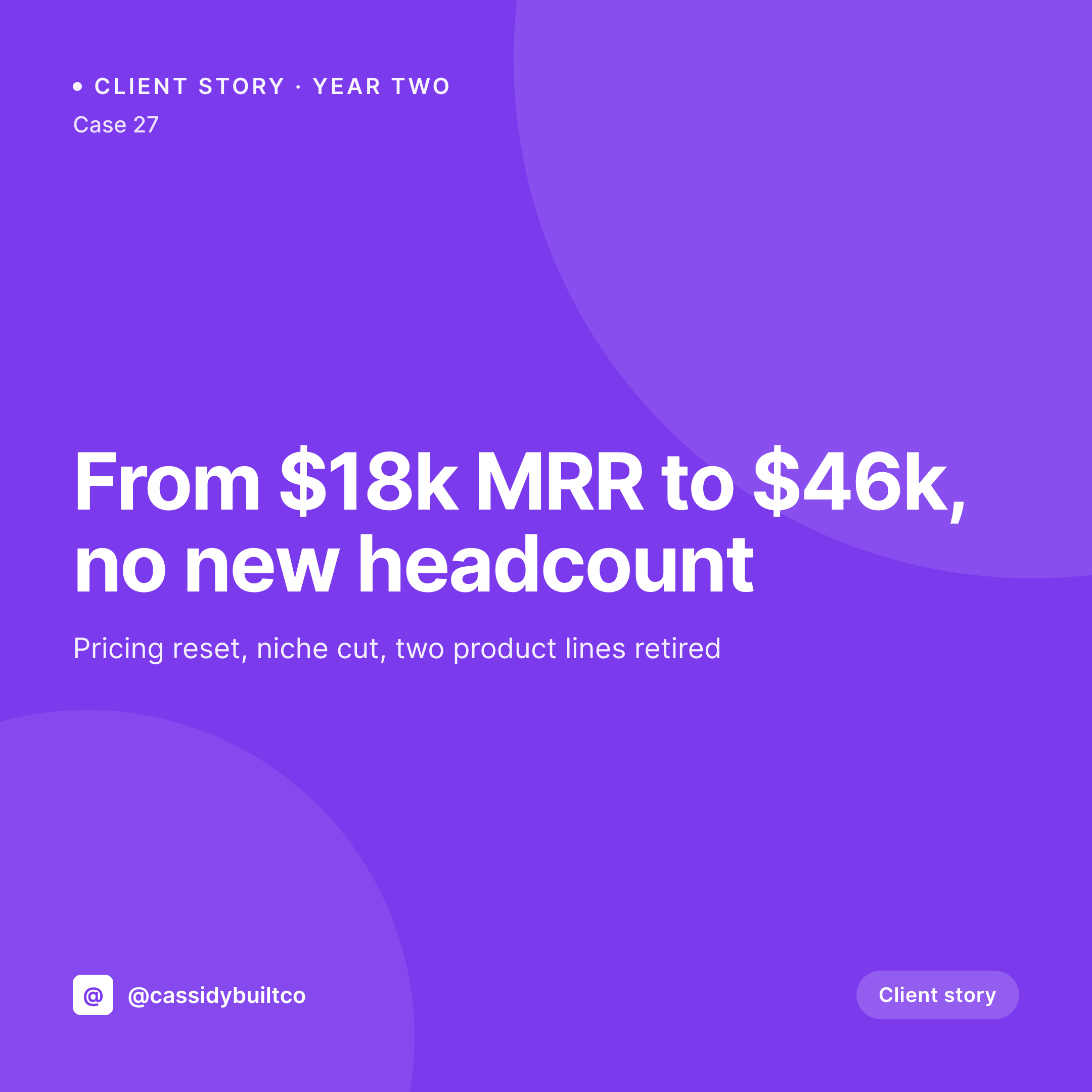 SleekPixel example output for business coach