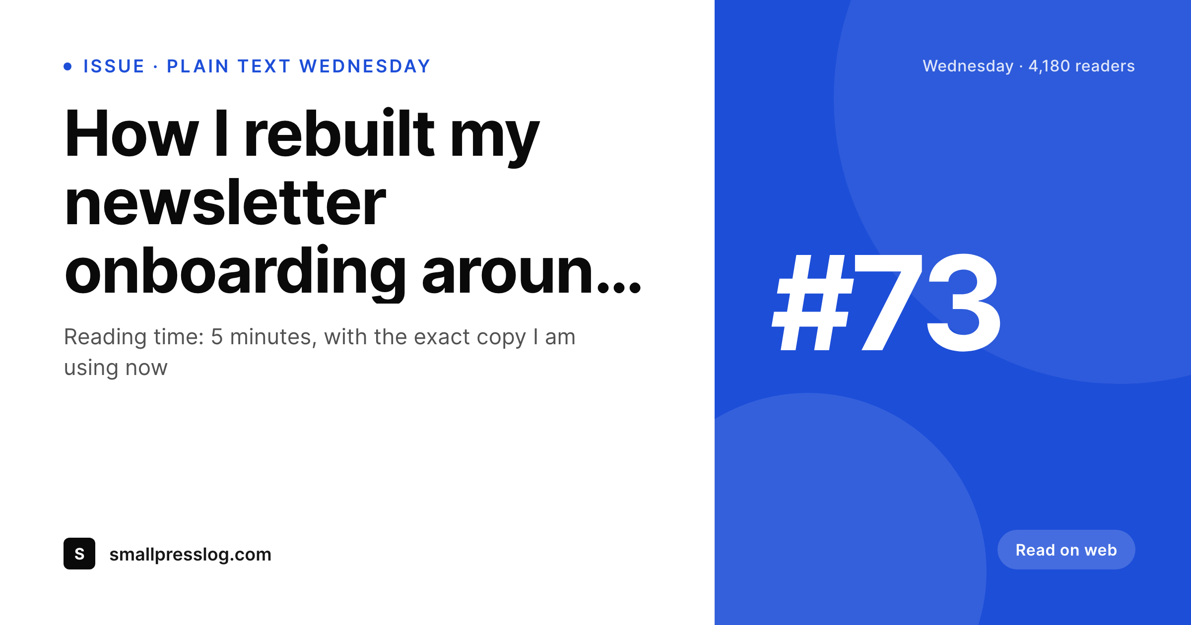 SleekPixel example output for Buttondown newsletters