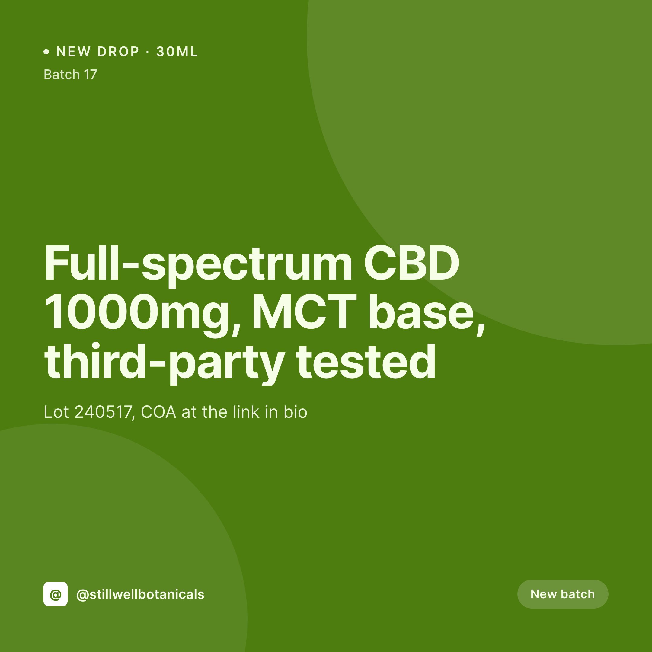 SleekPixel example output for CBD shop