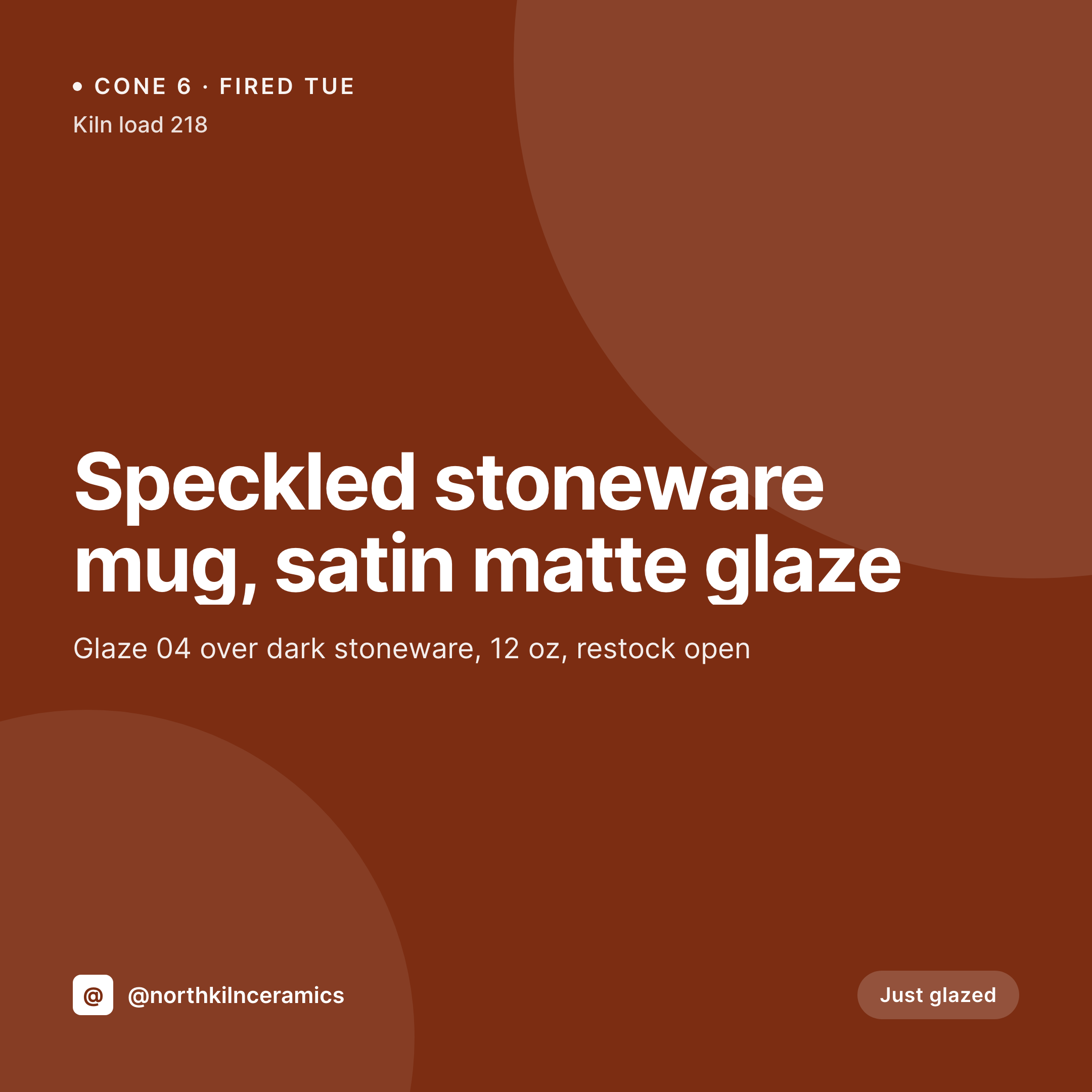 SleekPixel example output for ceramics studios