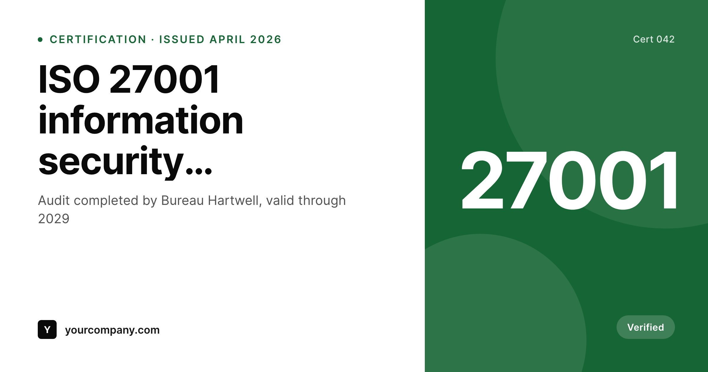 SleekPixel example output for certification badges