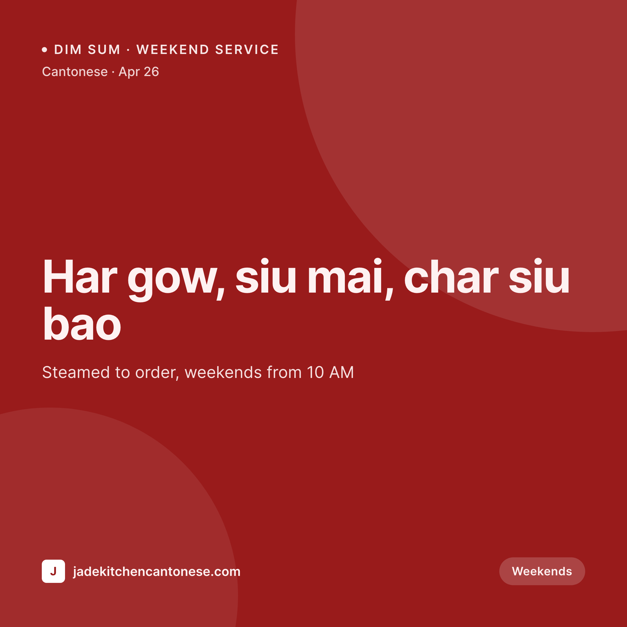 SleekPixel example output for Chinese restaurants