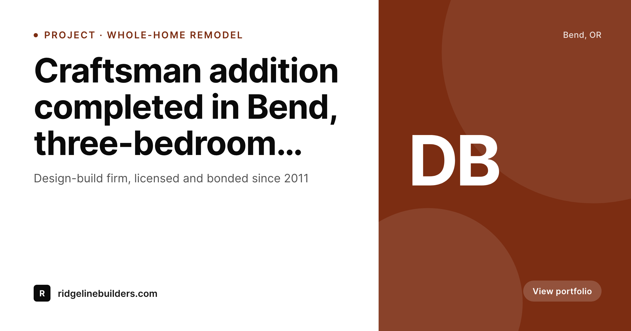 SleekPixel example output for general contractor