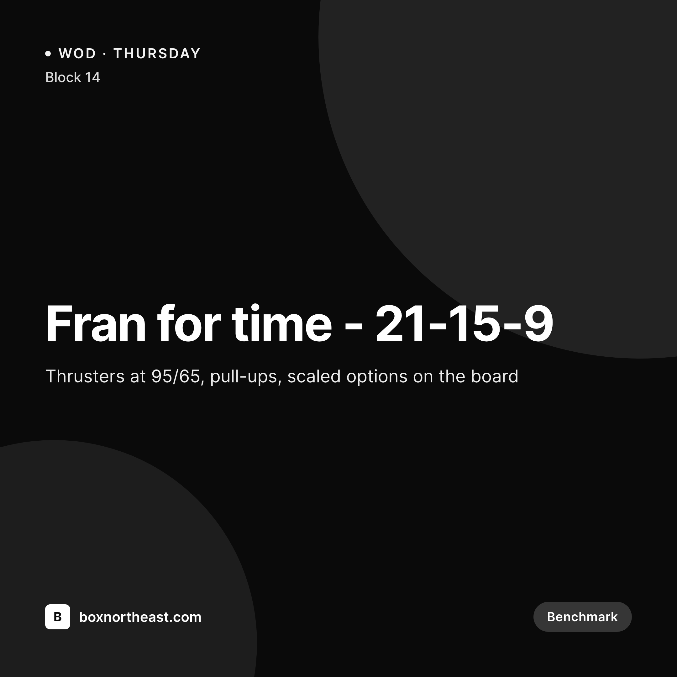 SleekPixel example output for CrossFit gyms