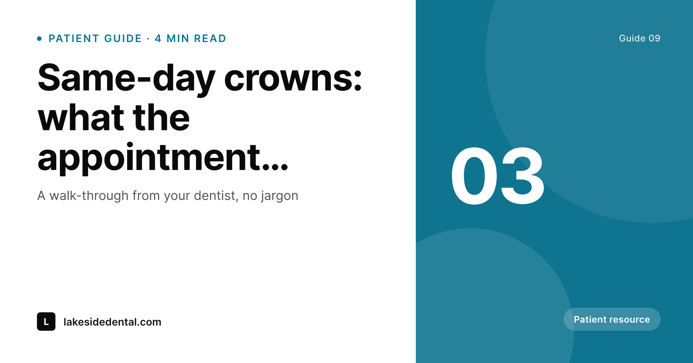 SleekPixel example output for dentists