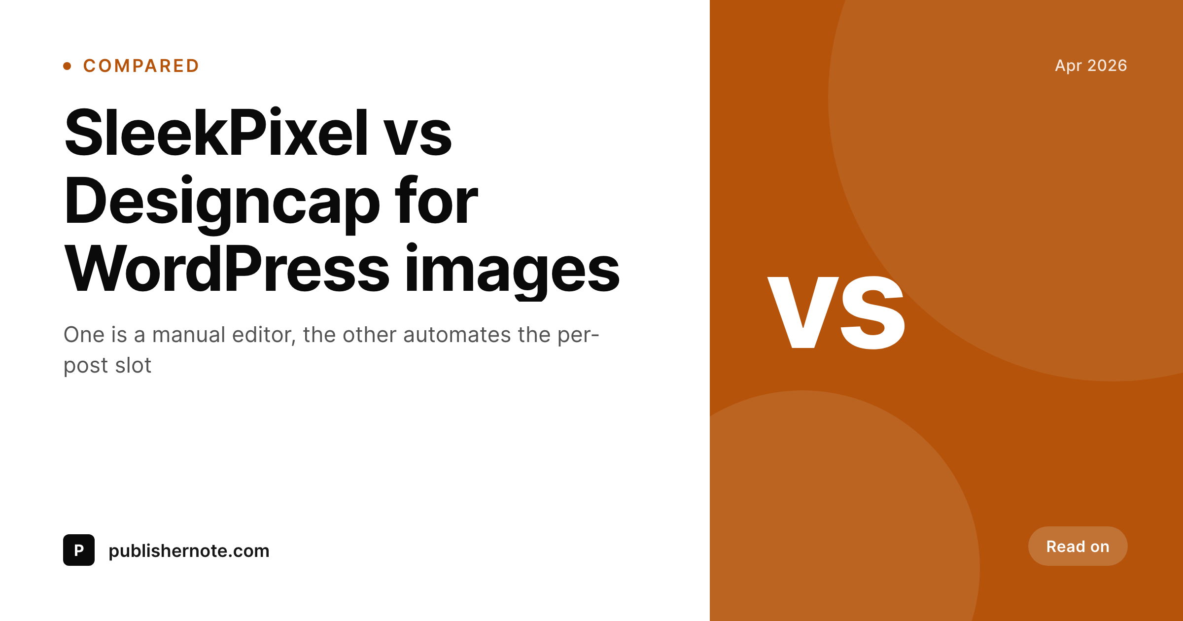 SleekPixel example output for Designcap alternative for WordPress