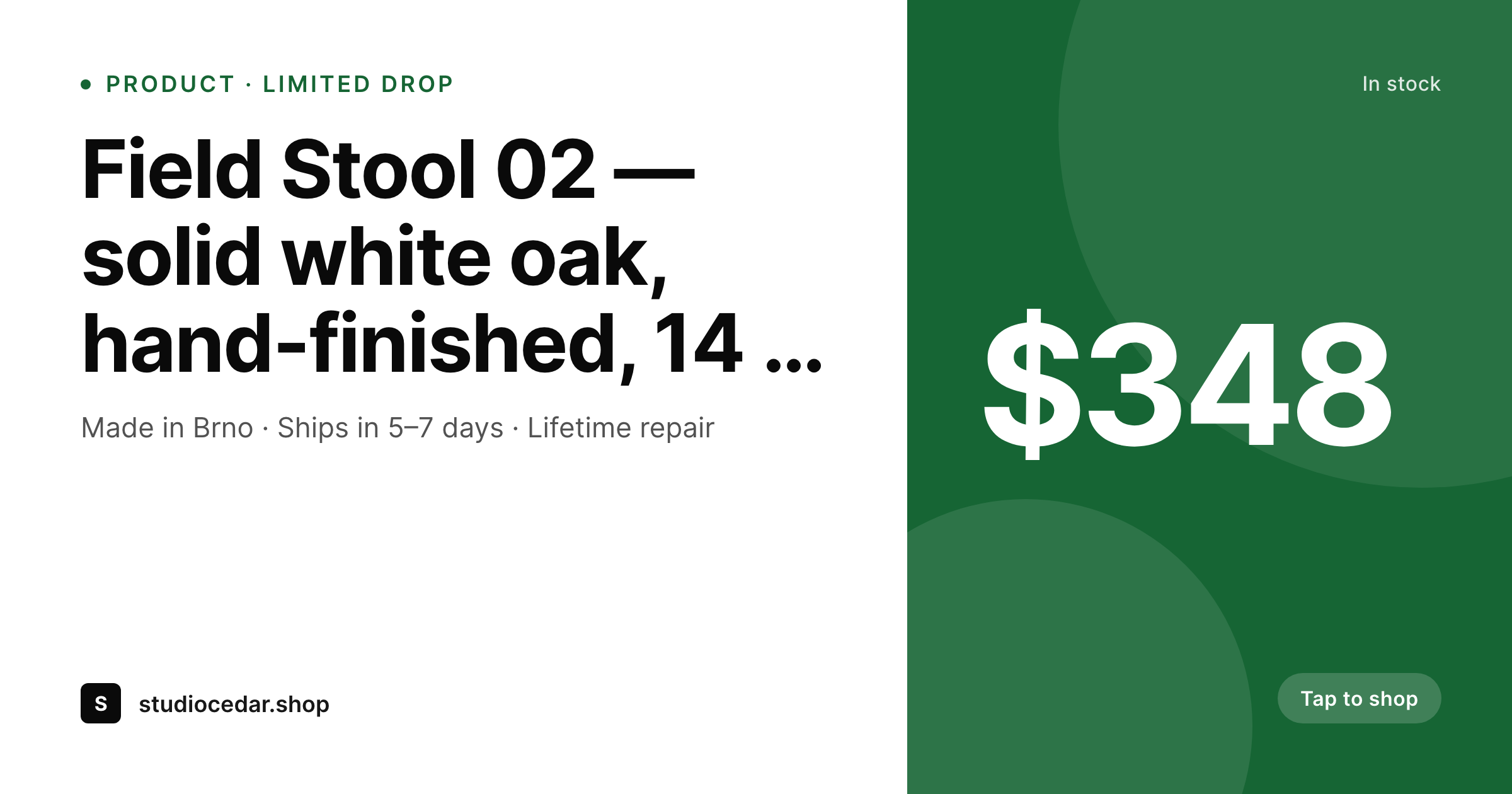 SleekPixel example output for ecommerce store