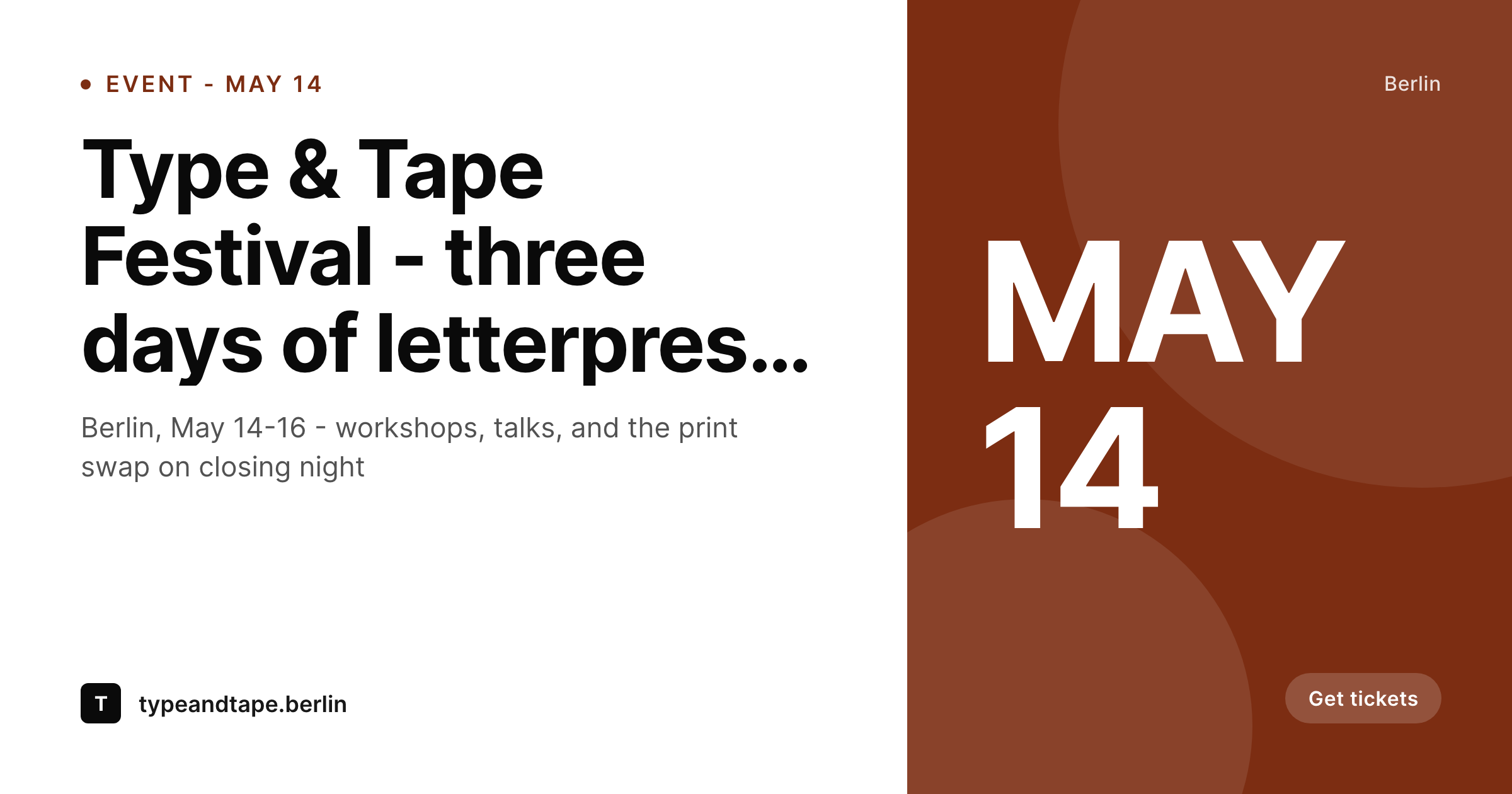 SleekPixel example output for event