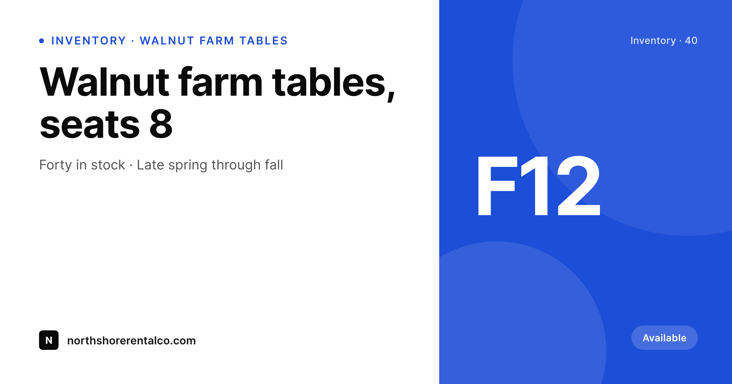 SleekPixel example output for event rental companies