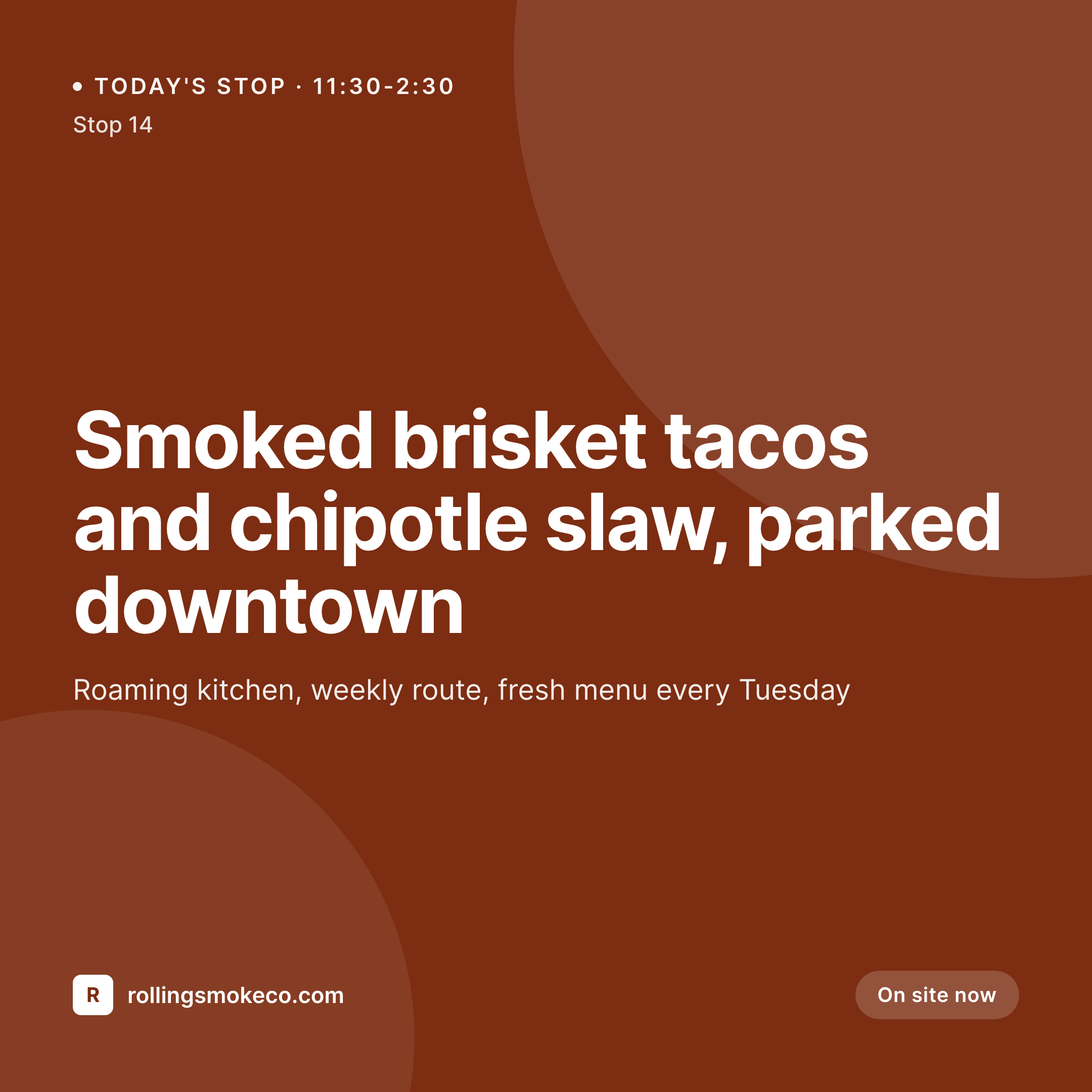 SleekPixel example output for food trucks