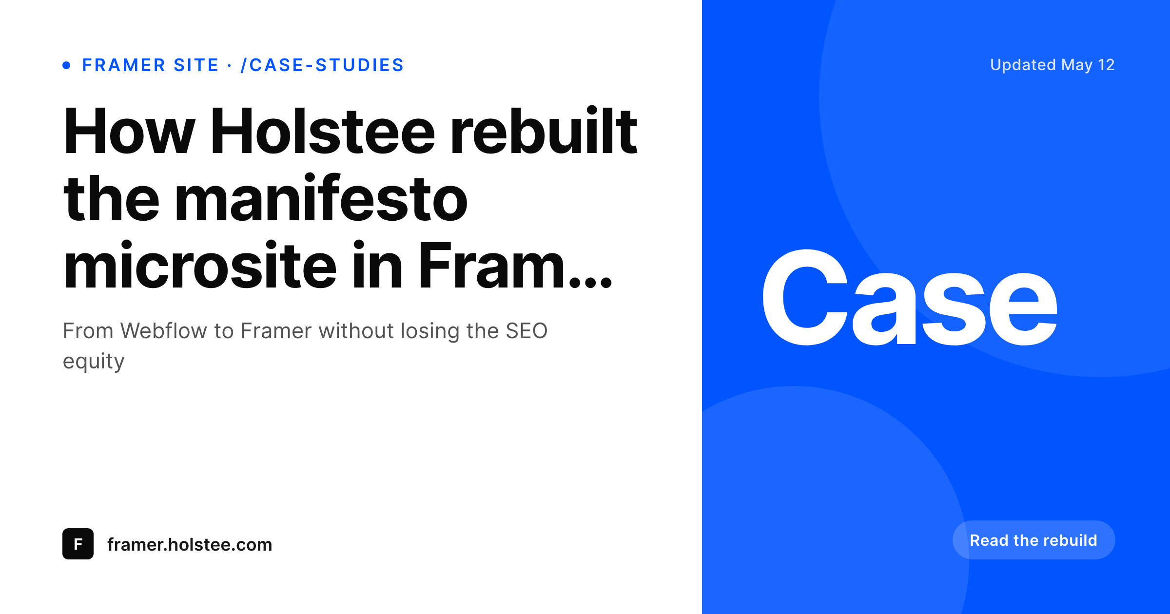 SleekPixel example output for Framer projects
