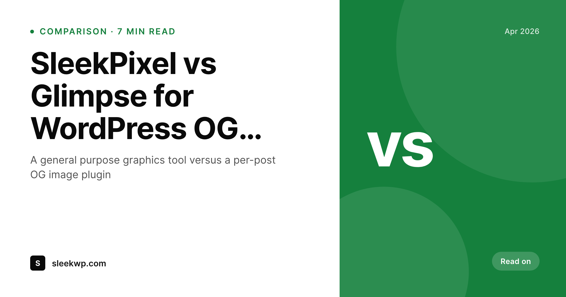 SleekPixel example output for Glimpse alternative for WordPress