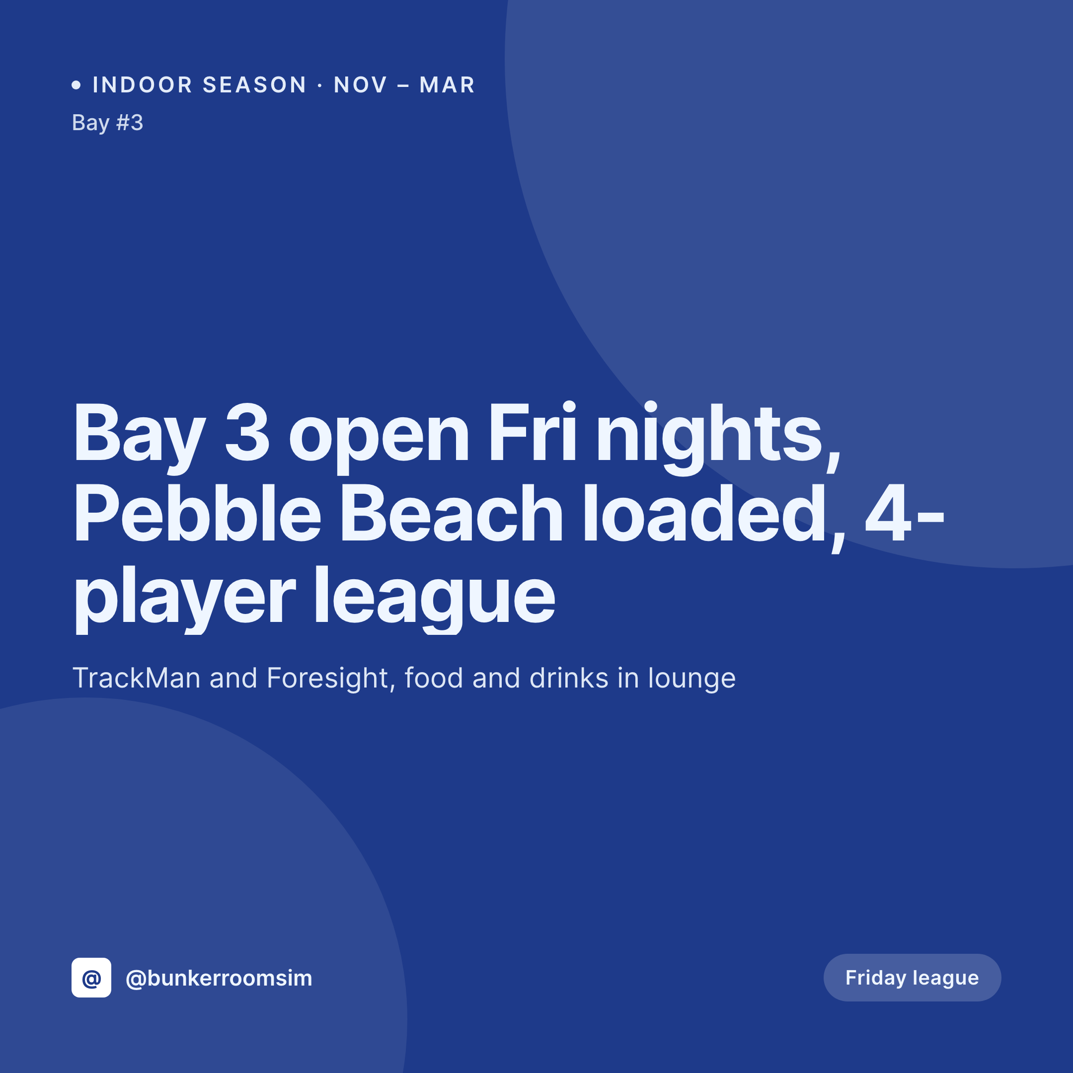 SleekPixel example output for golf simulator