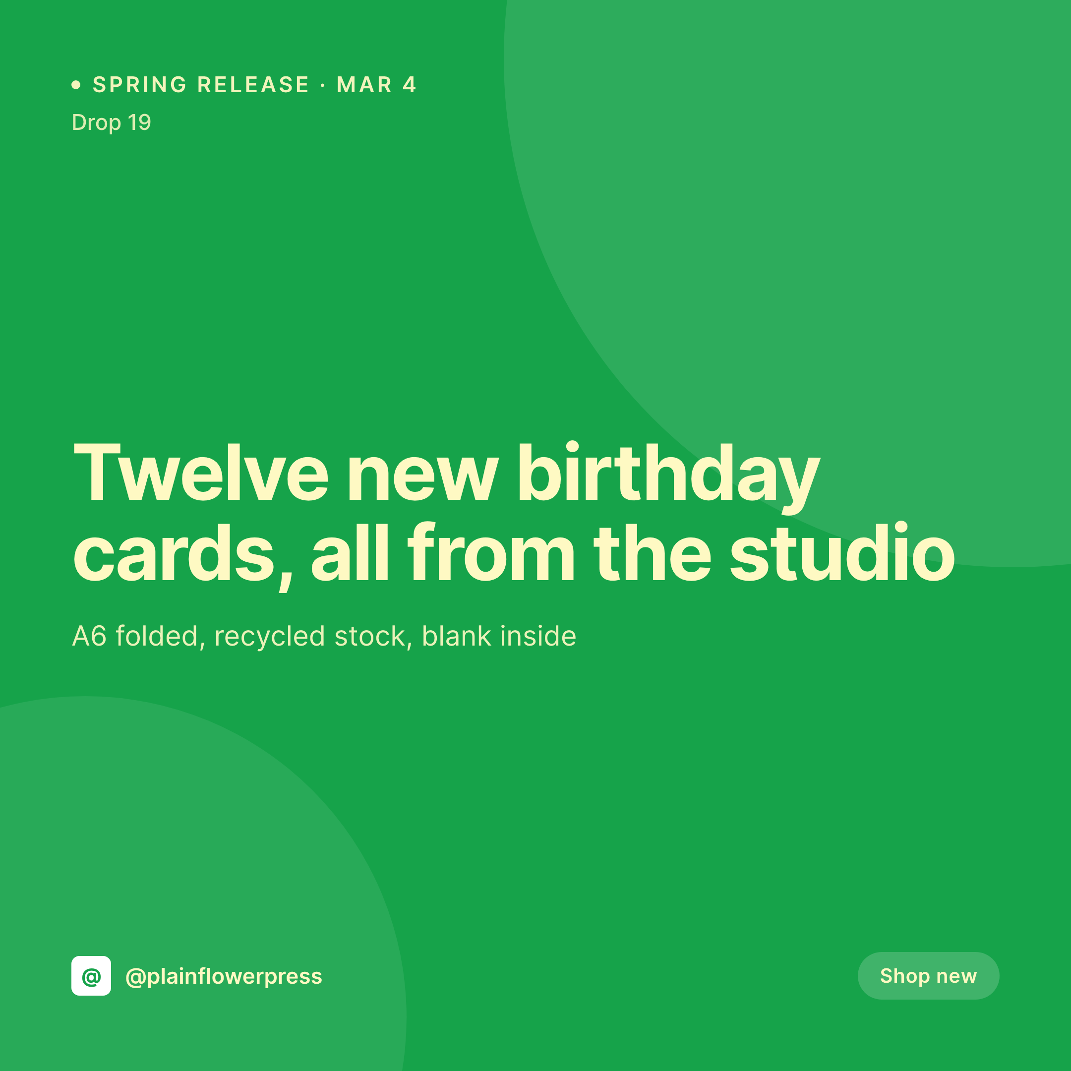 SleekPixel example output for greeting card shop