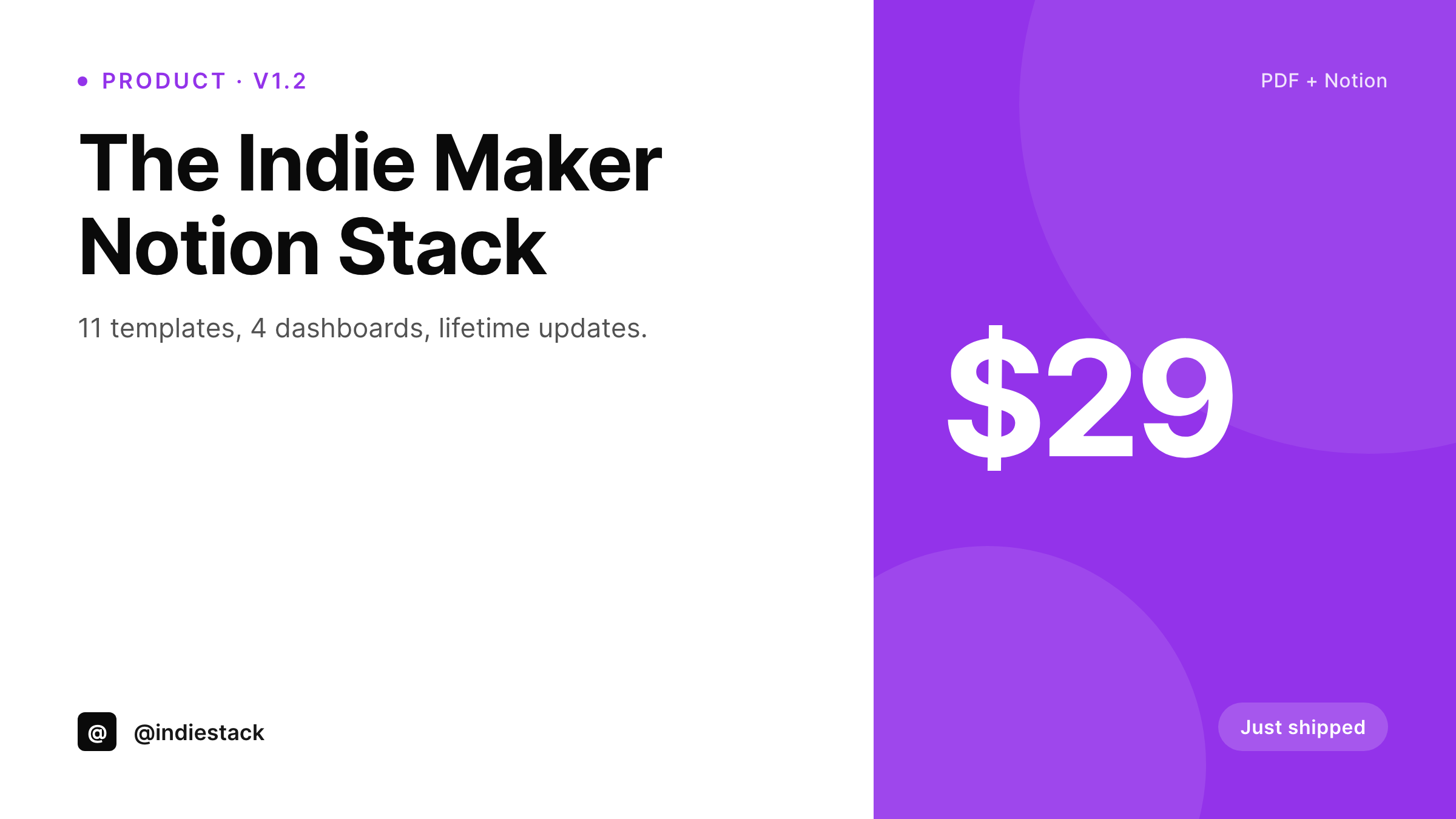 SleekPixel example output for Gumroad products