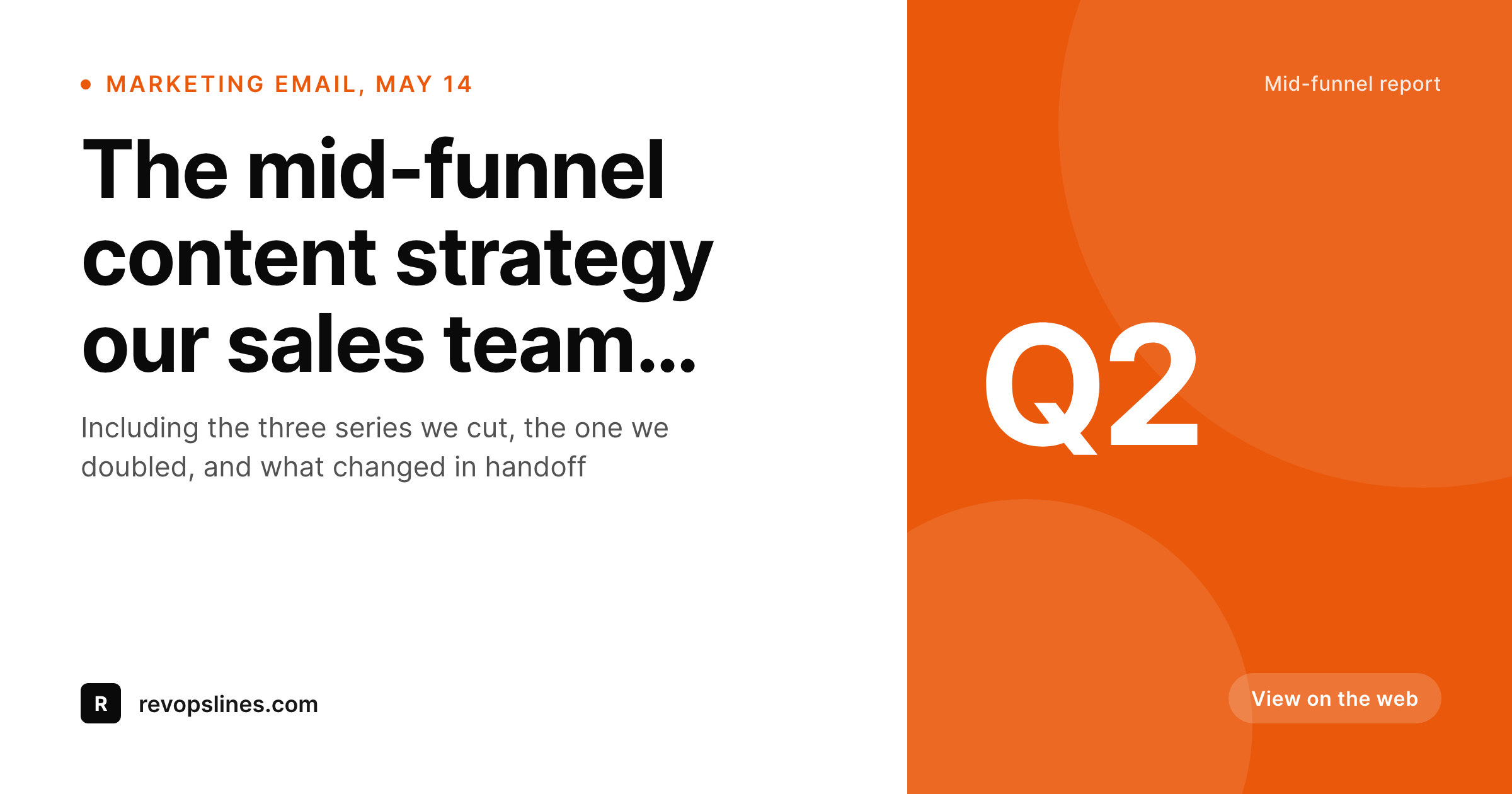 SleekPixel example output for HubSpot emails