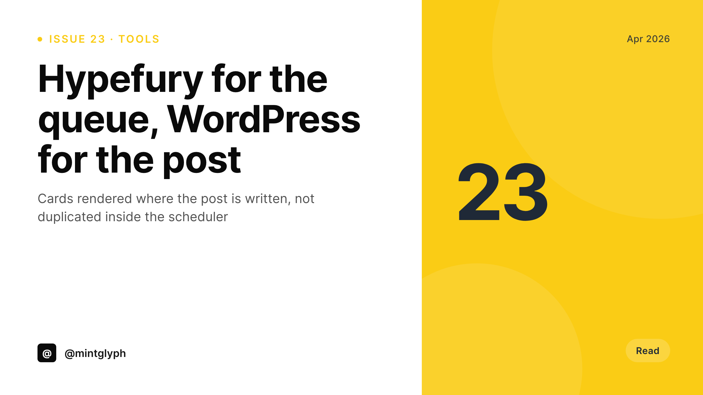 SleekPixel example output for Hypefury alternative for WordPress