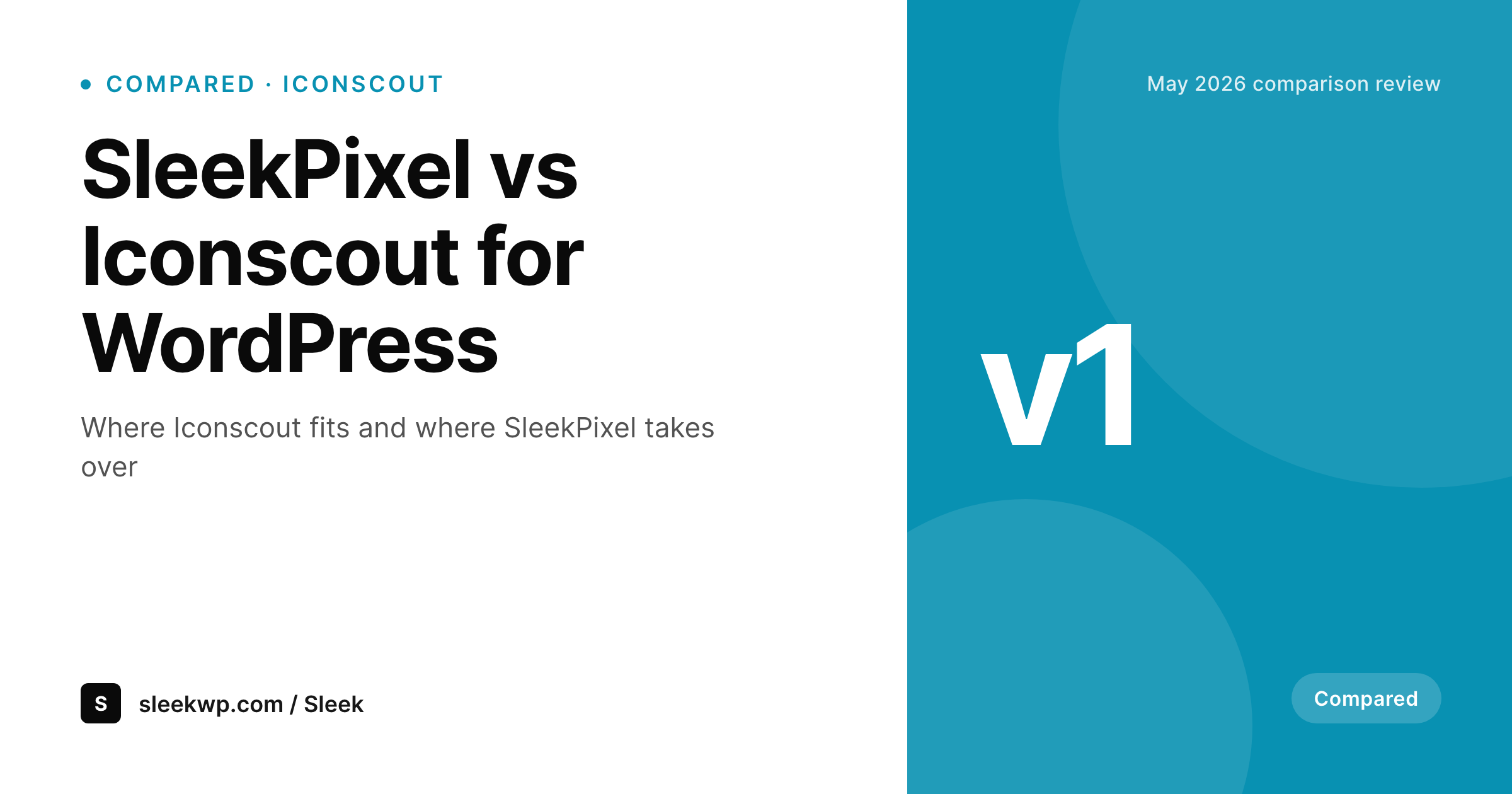 SleekPixel example output for Iconscout alternative for WordPress