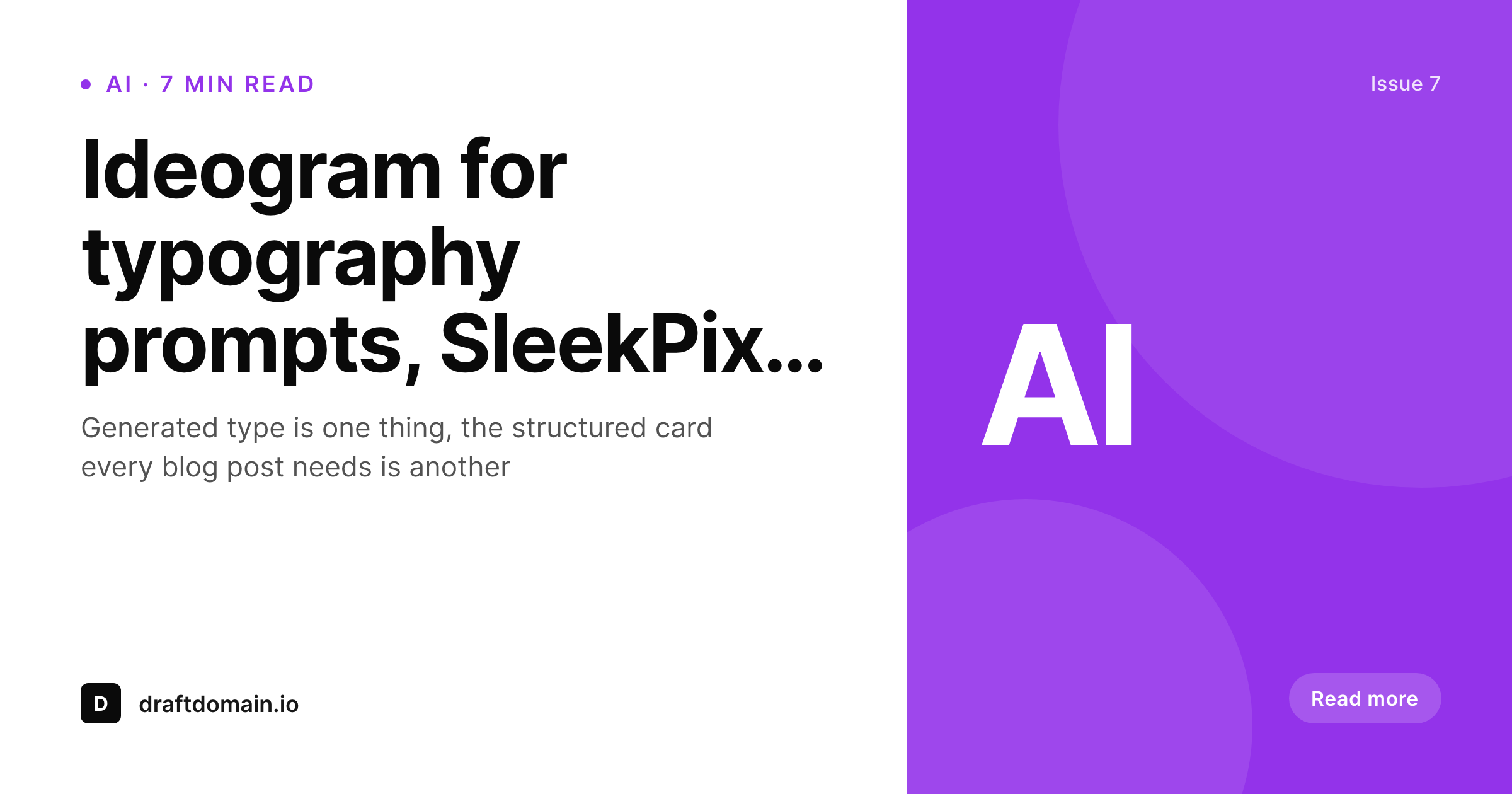 SleekPixel example output for Ideogram alternative for WordPress images