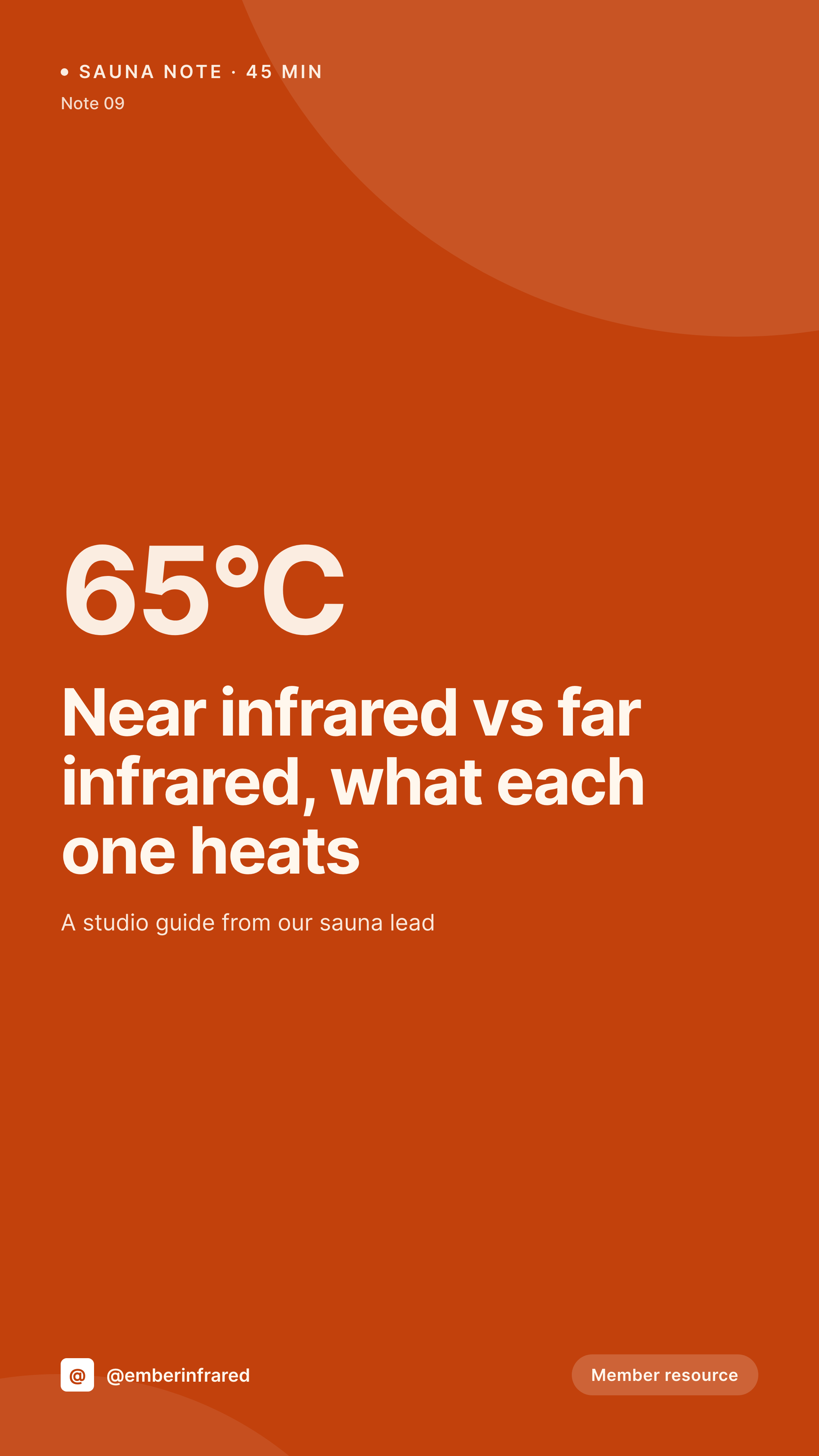 SleekPixel example output for infrared sauna studios