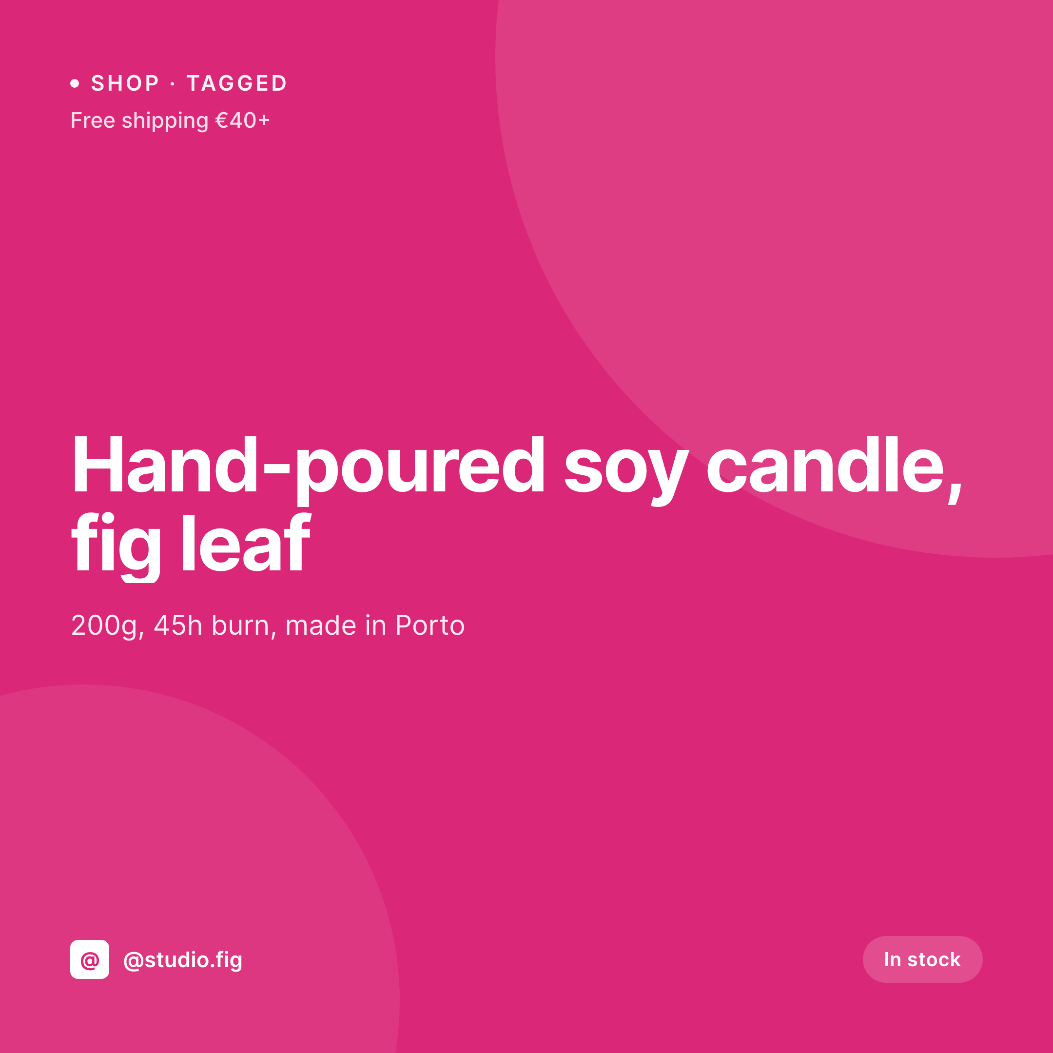 SleekPixel example output for Instagram Shop product images