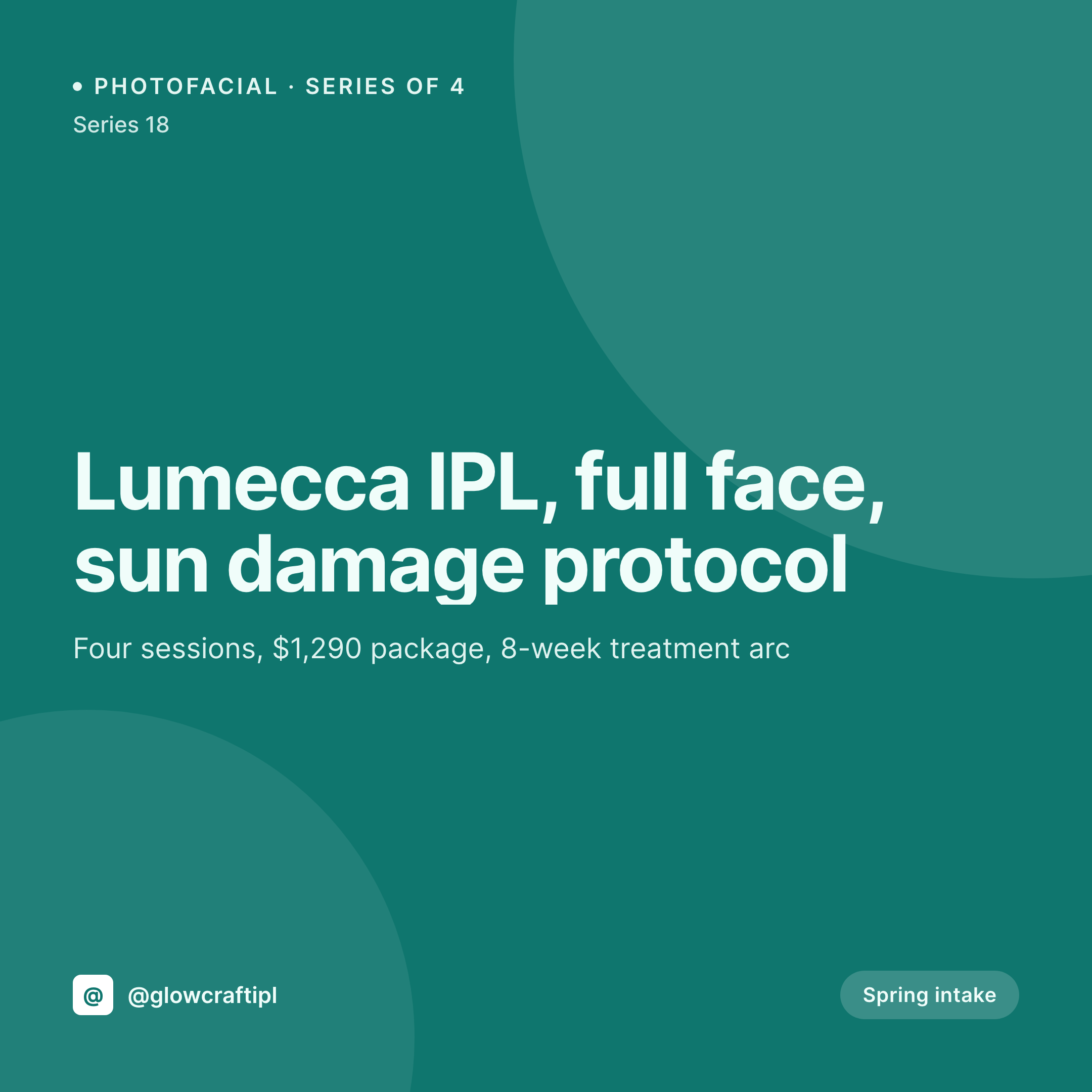 SleekPixel example output for IPL clinic