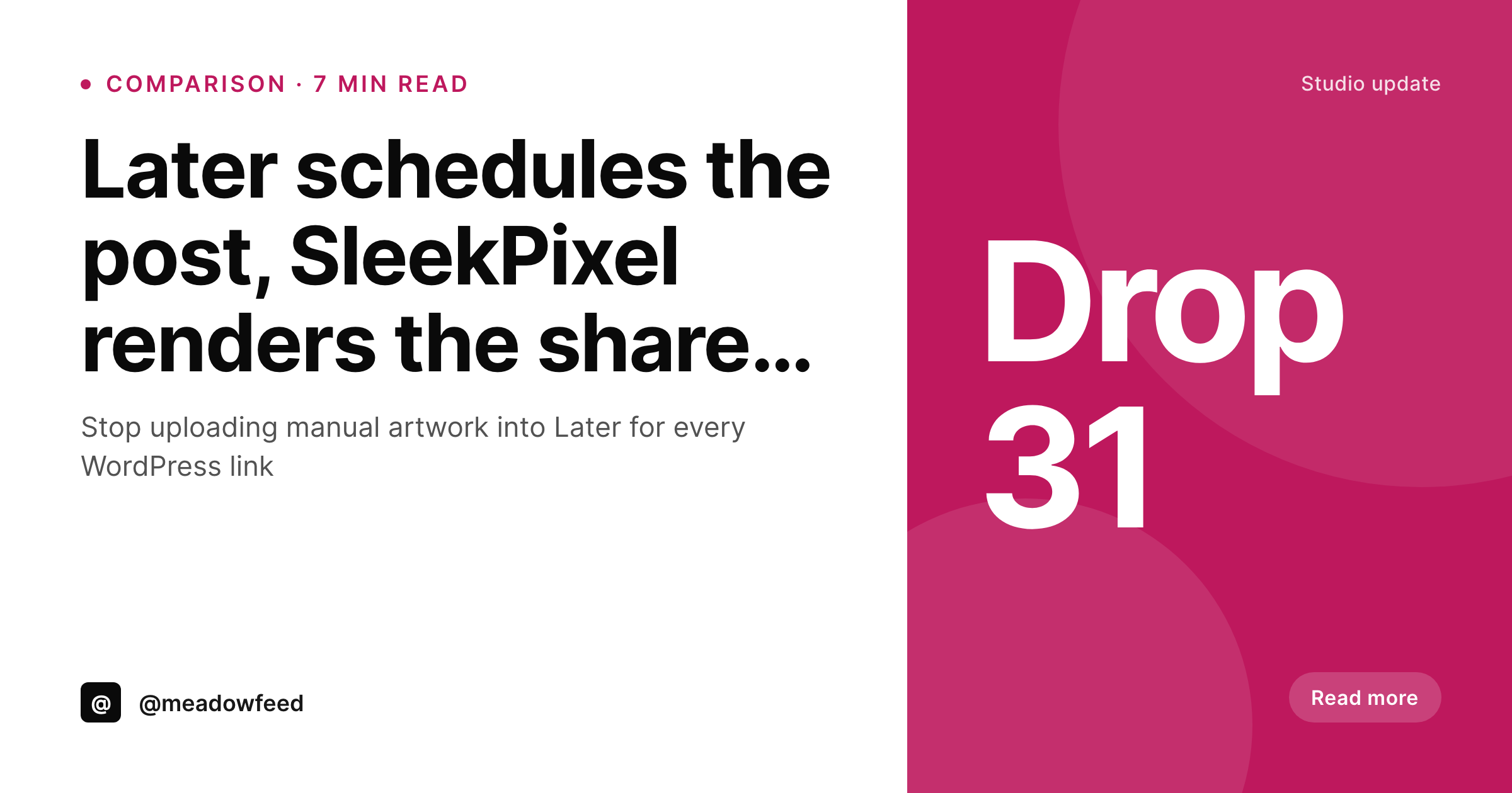 SleekPixel example output for Later alternative for WordPress