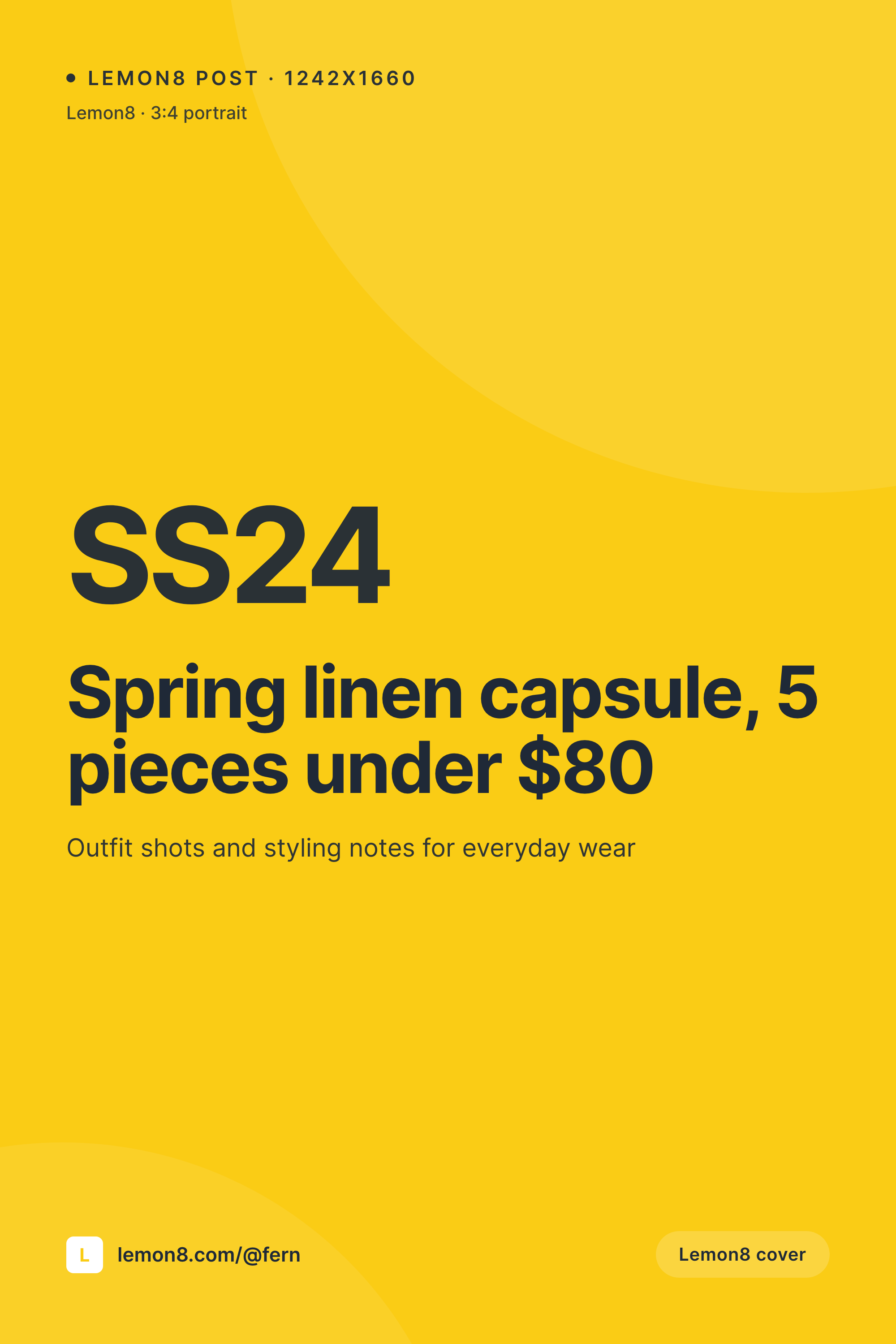 SleekPixel example output for Lemon8 post